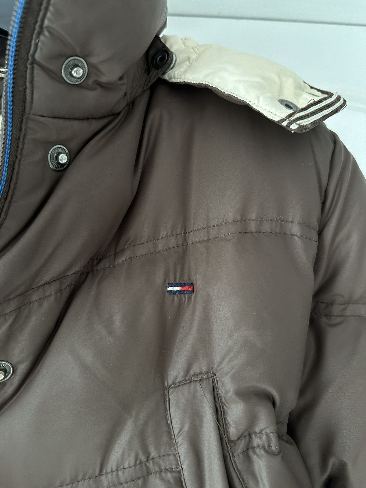 Tommy Hilfiger Vintage Brown Coat Tommy Hilfiger winter Size M / US 6-8 / IT 42-44 - 3 Thumbnail