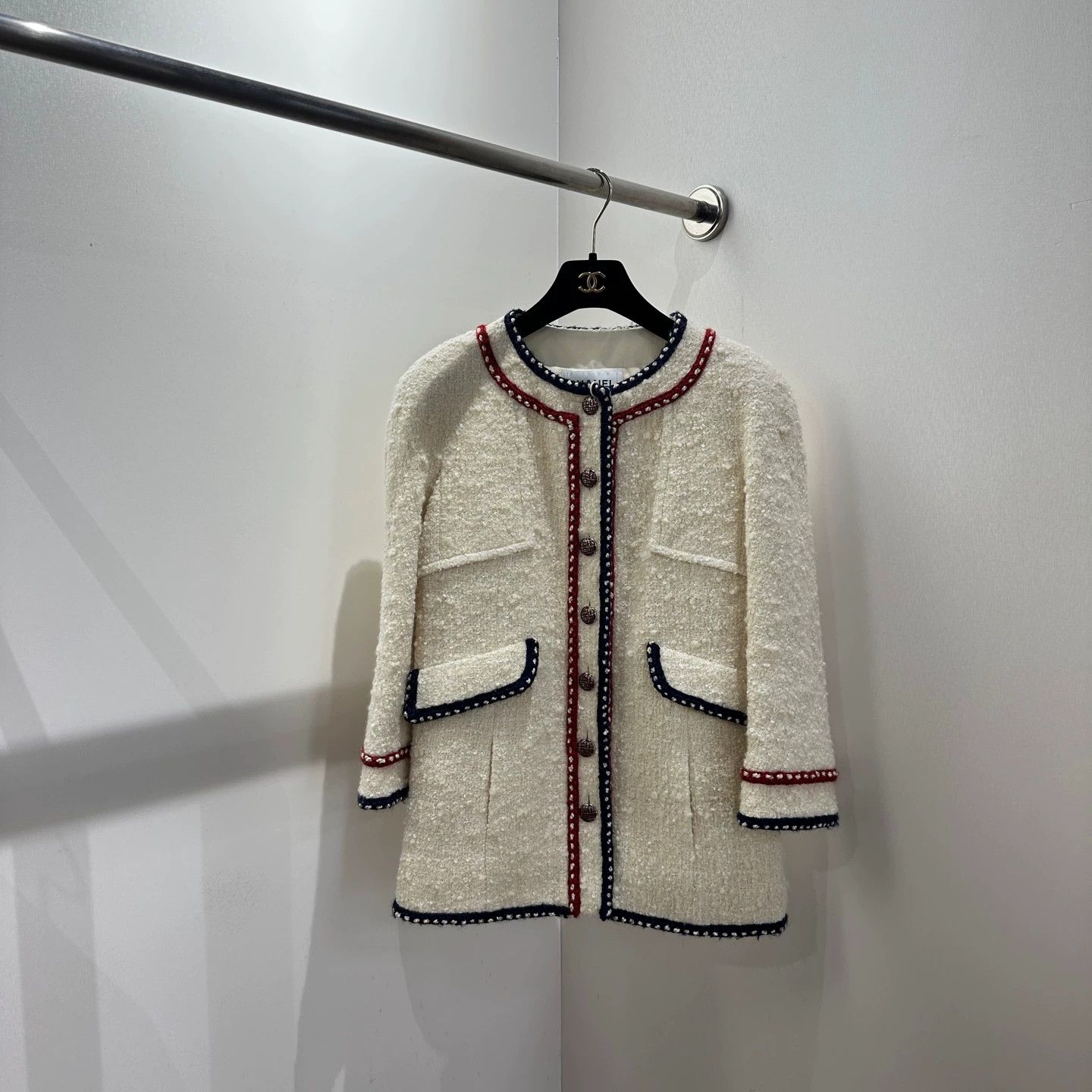 Chanel Chanel apr741 Burger Series Color Blocked Jacket 38 Size S / US 4 / IT 40 - 1 Thumbnail