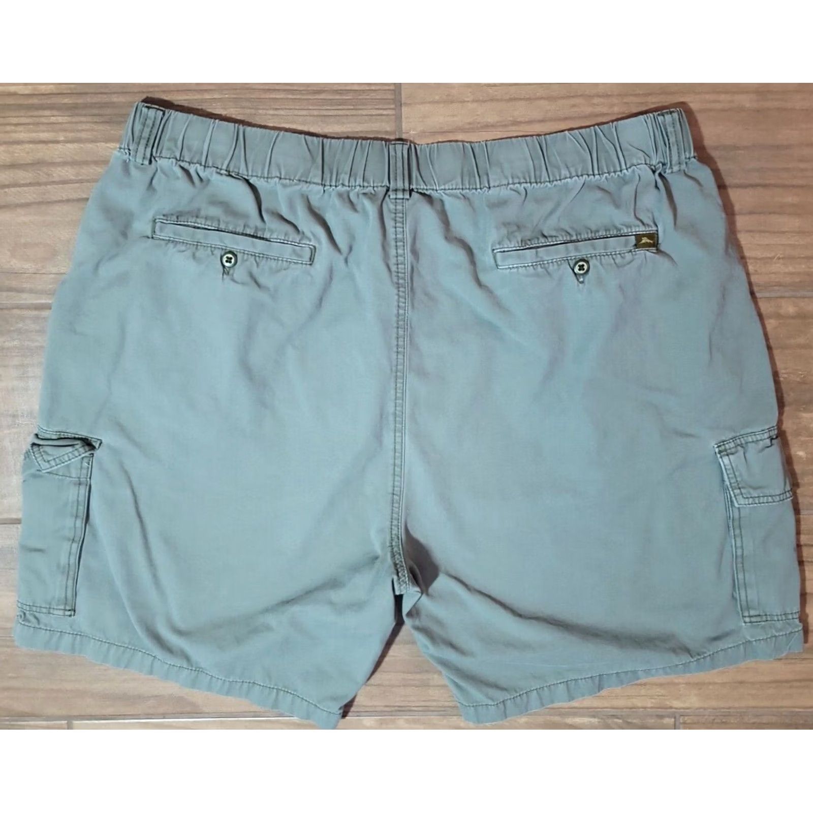 Tommy Bahama Tommy Bahama Shorts Mens Size 2XL Green Chino Cargo Pocket Drawstring Stretch Size US 39 - 2 Thumbnail