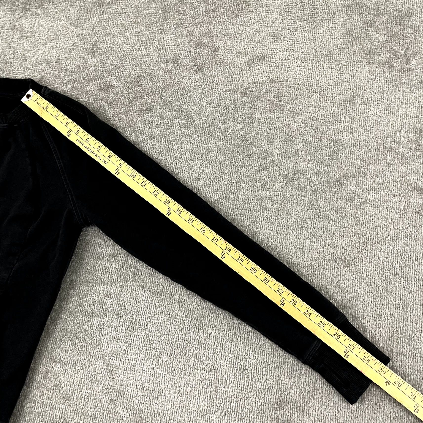 Lululemon LULULEMON Sweatshirt Womens Size 4 Faded Black Scuba Crew Neck Kangaroo Terry Shirt Womens Regular Black 90s? Size S / US 4 / IT 40 - 6 Thumbnail