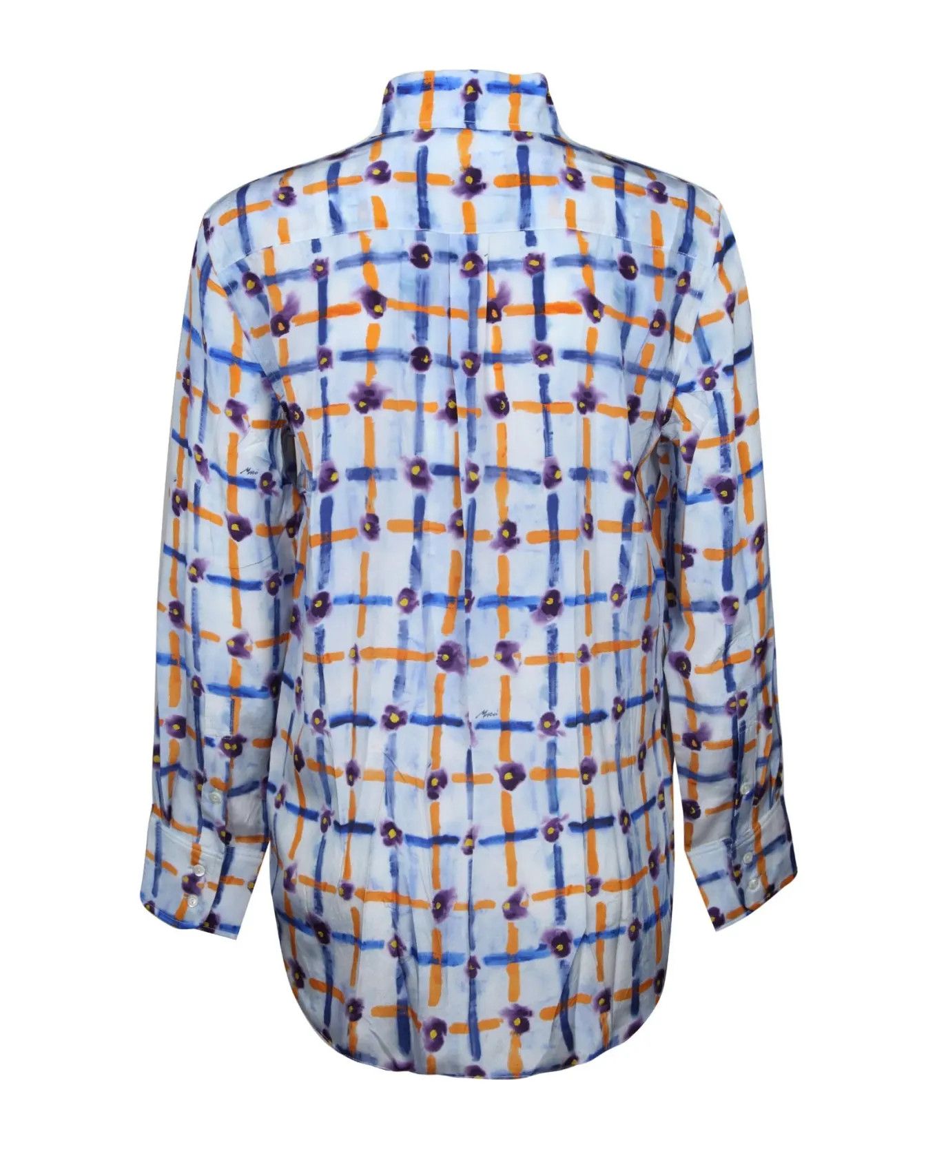 Marni o1y1125 Floral Shirt in Multicolor Size L / US 10 / IT 46 - 2 Thumbnail