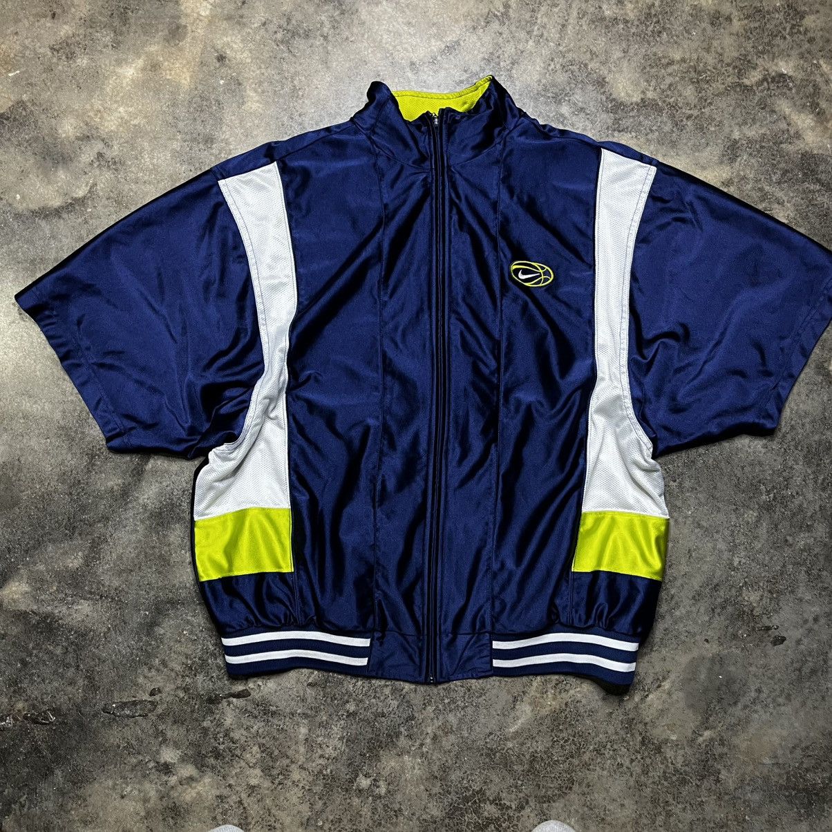 Vintage vintage 90s nike basketball zip up warm up jersey Size US L / EU 52-54 / 3 - 2 Thumbnail