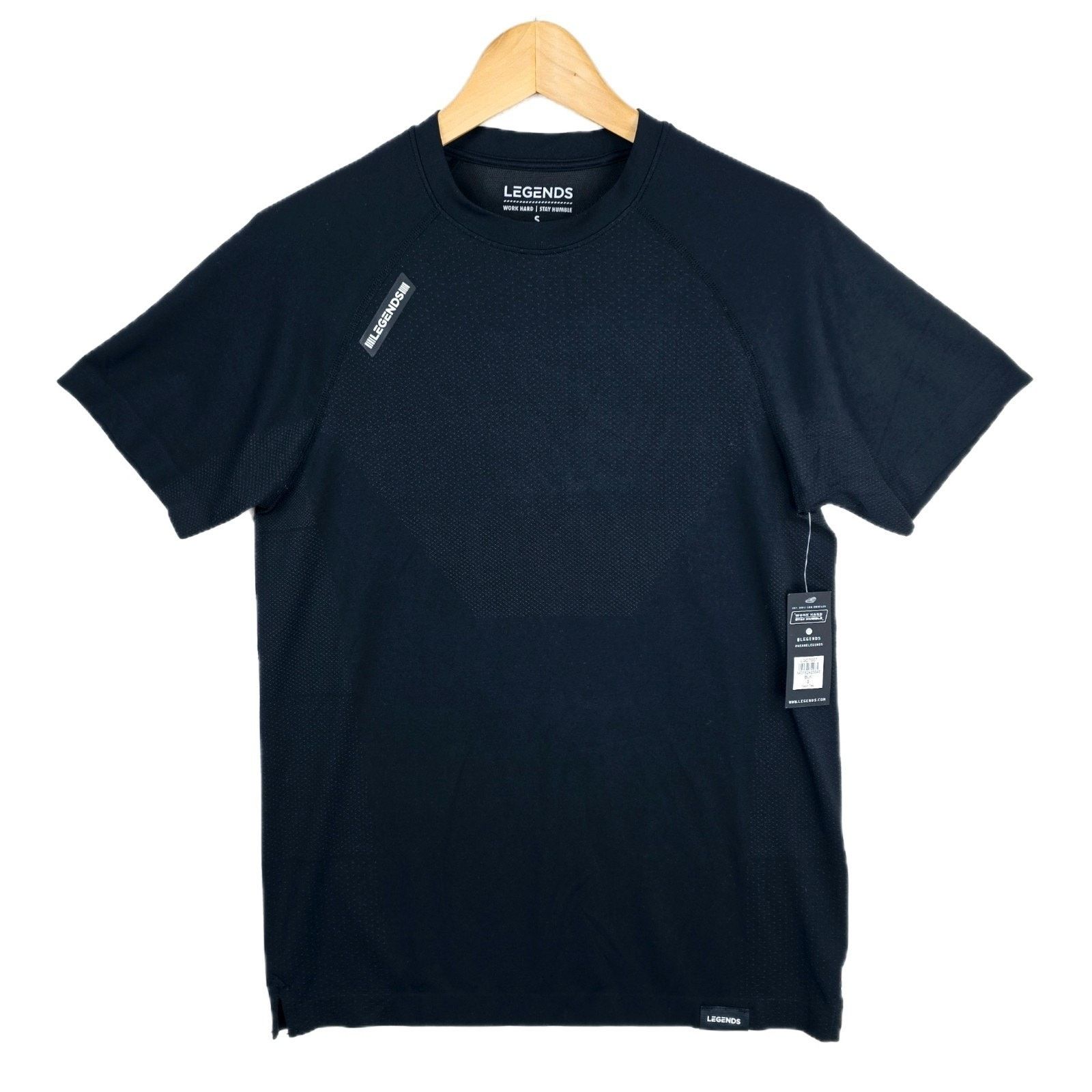 Other Legends Mens Shirt Small Dash Tee Black Athletic Performance Size US S / EU 44-46 / 1 - 1 Thumbnail