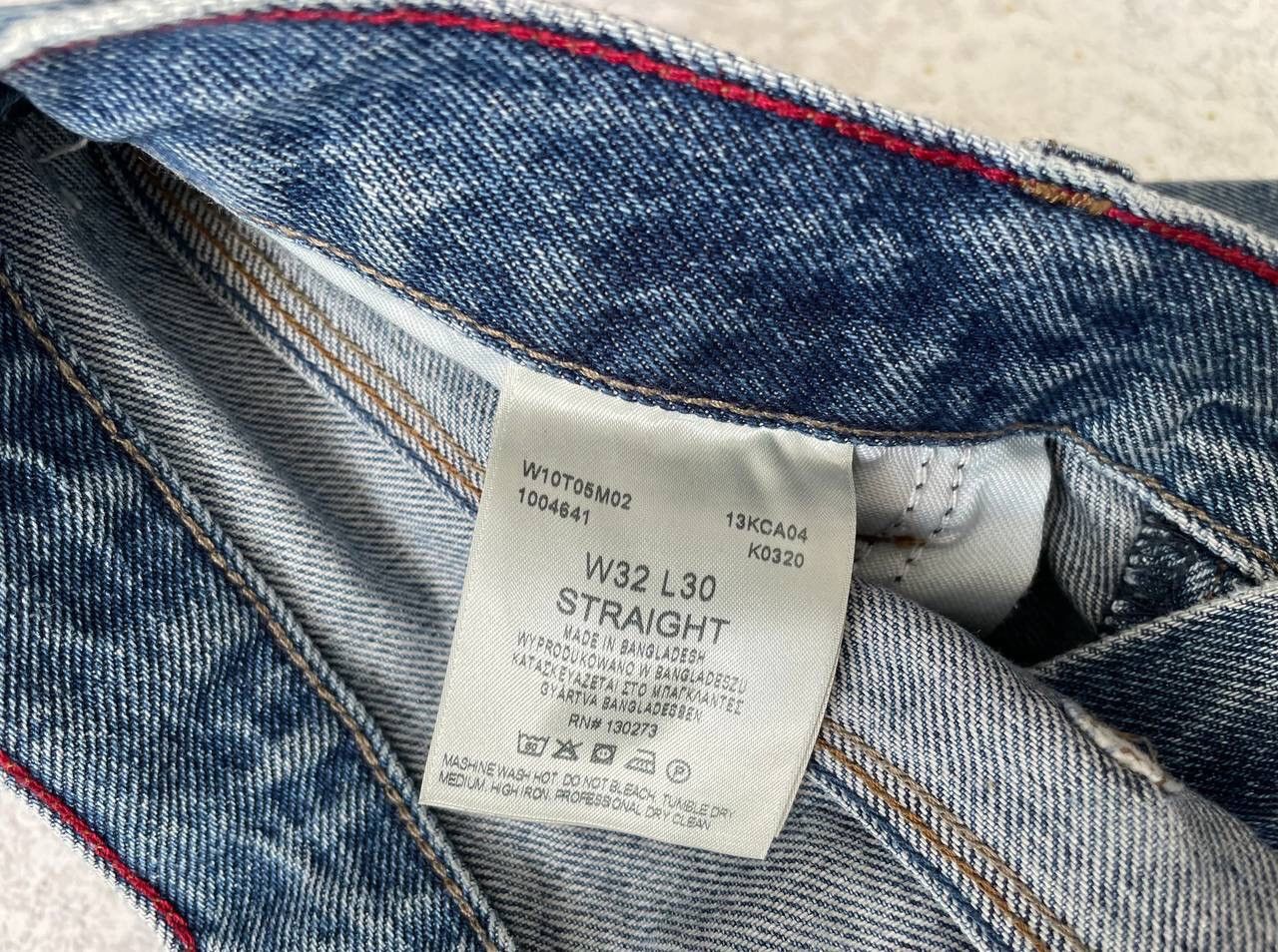 Vintage × Wrangler Vintage Wrangler Blue Denim Baggy Pants Y2K Ultra Rare Item Size US 32 / EU 48 - 7 Thumbnail
