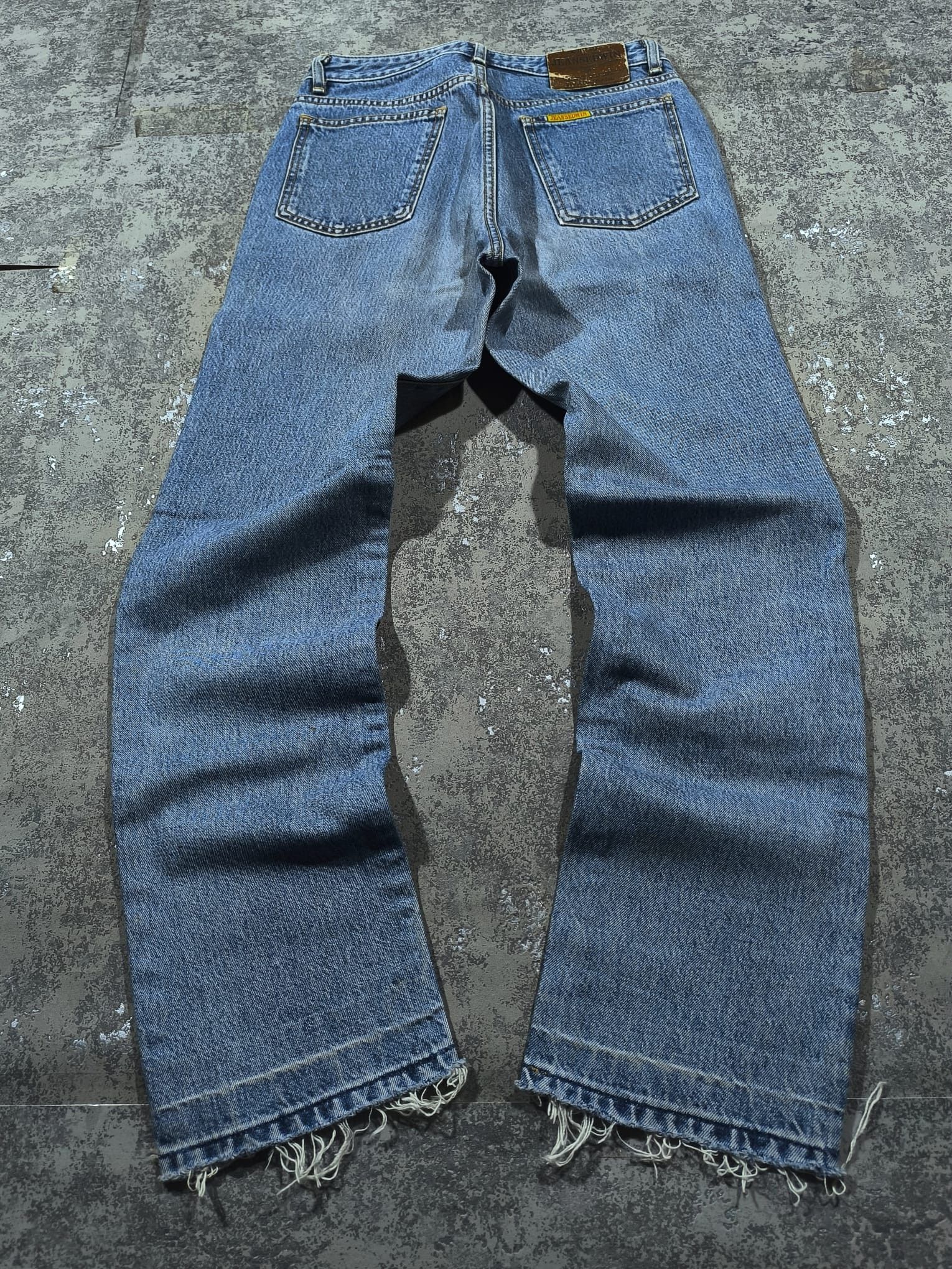 Edwin vtg Edwin London Slim made in Japan 90s Distressed Unhemmed Size US 29 - 2 Thumbnail