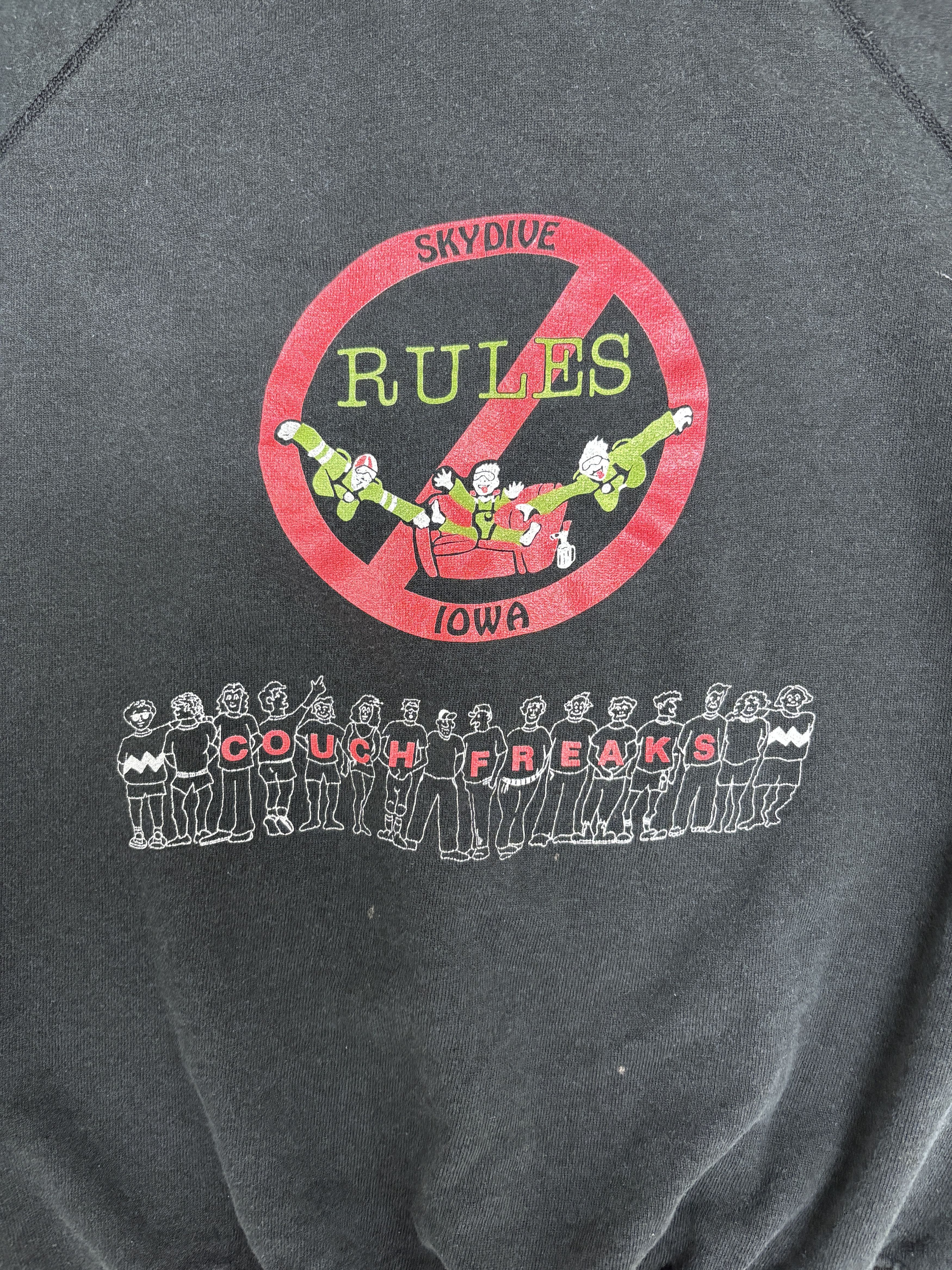 Vintage The Des Moines Skydivers (The Couch Freaks) Vintage Crewneck Size US XL / EU 56 / 4 - 2 Thumbnail