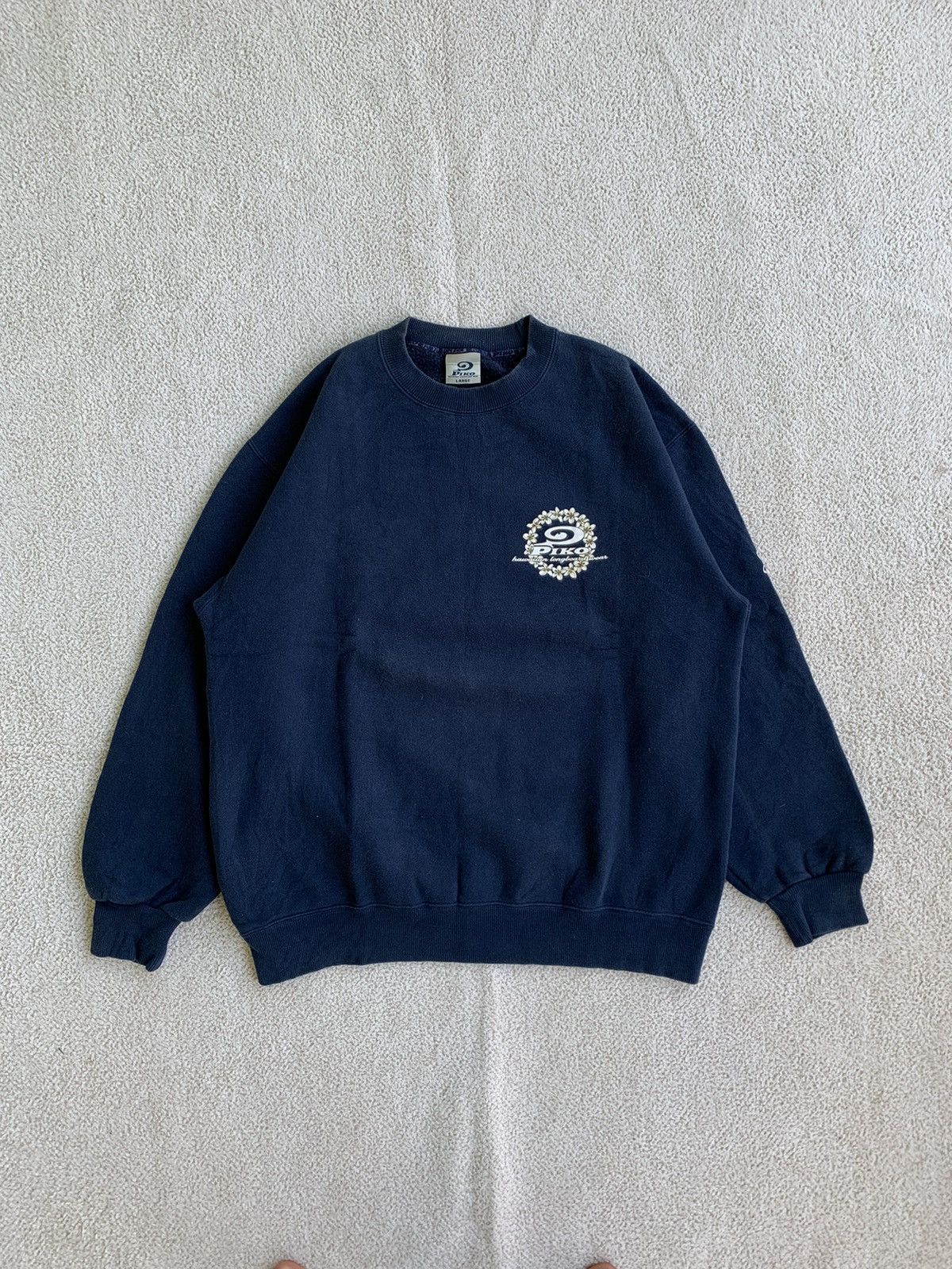 Vintage Vintage PiKo Hawaiian Longboard Wear Big Logo Sweatshirt Size US L / EU 52-54 / 3 - 2 Thumbnail