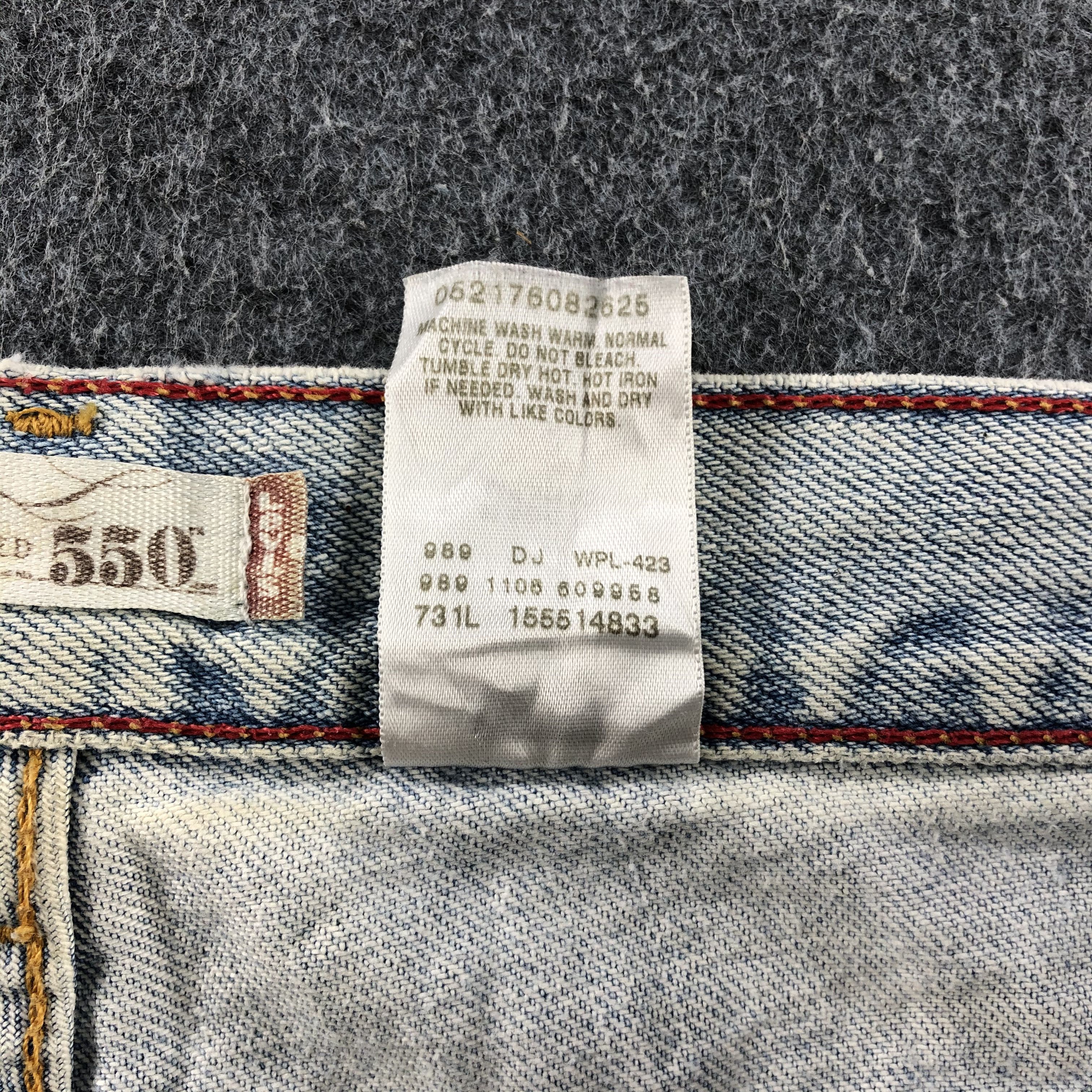 Levi's Vintage Light Wash Levis 550 Jeans- J1372 Size US 33 - 11 Thumbnail