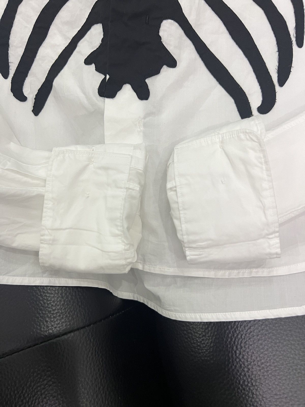 Undercover Undercover AW13 Skeleton Rib Patch Shirt Size US S / EU 44-46 / 1 - 13 Thumbnail