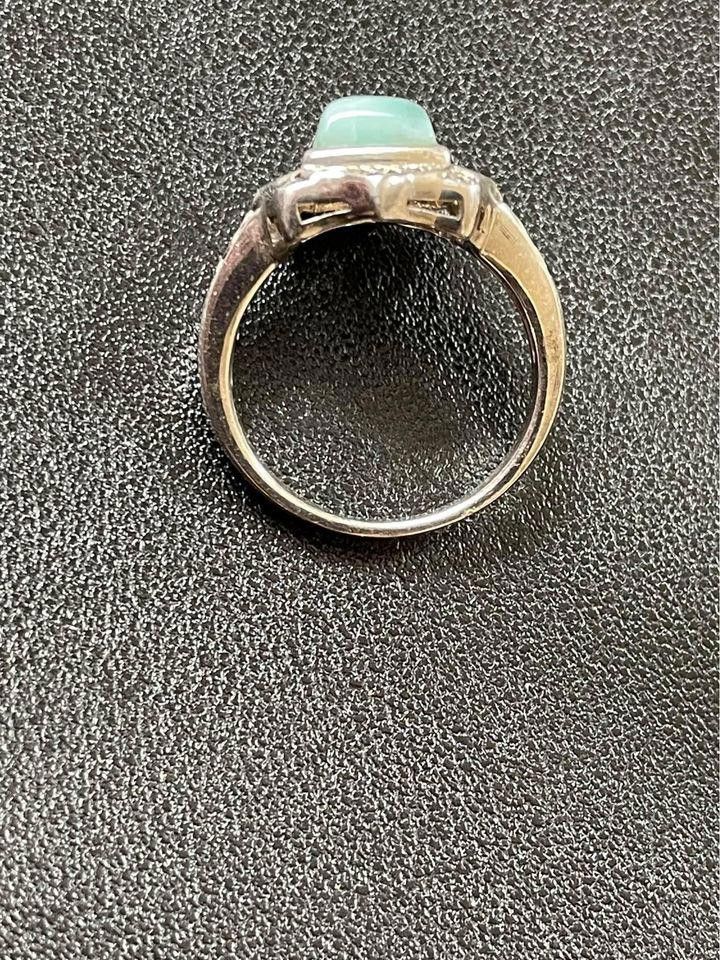 Designer Vintage Sterling Silver 925 Larimar Ring Size ONE SIZE - 9 Thumbnail