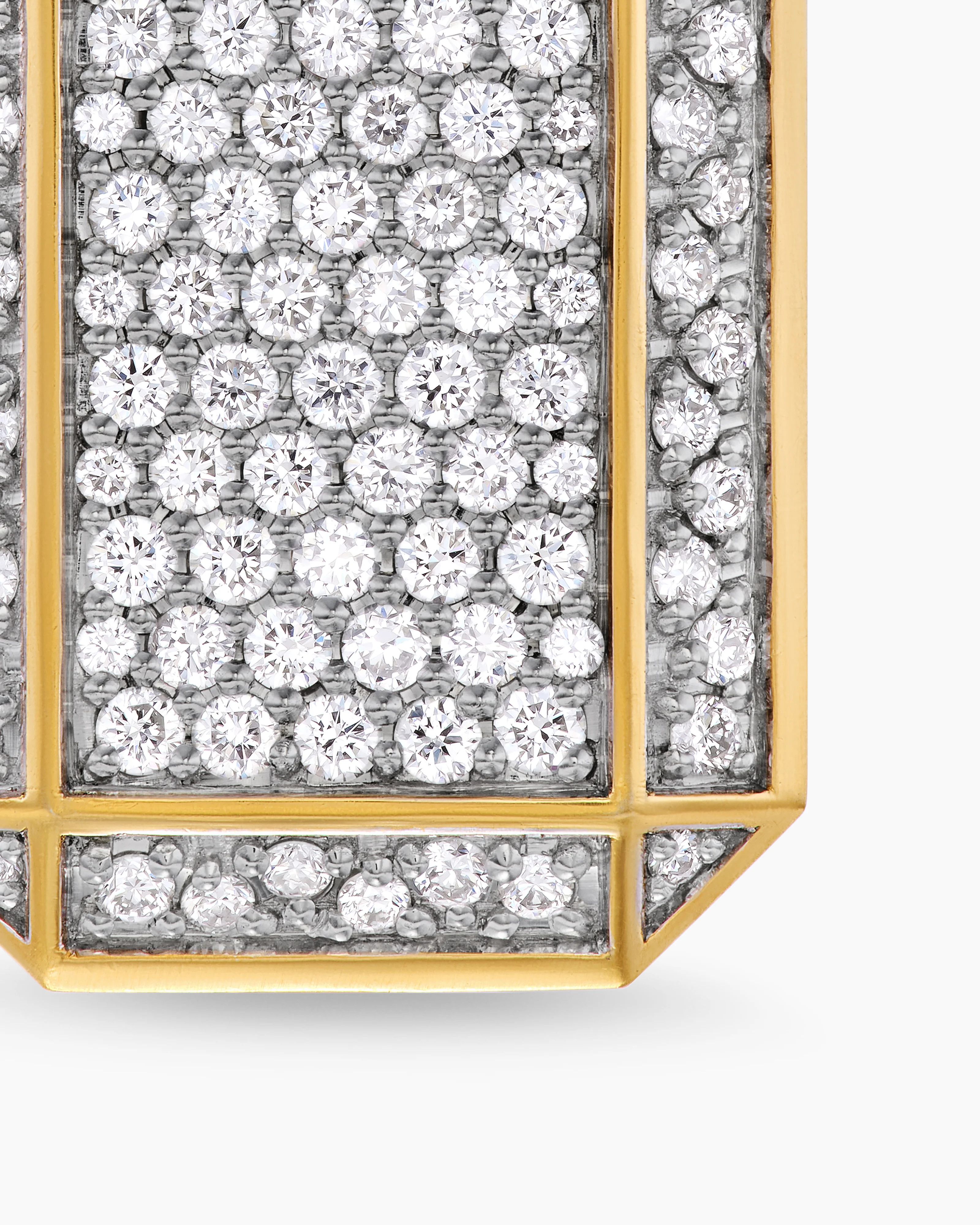 David Yurman oc11z0625 Size: OS / Octagonal Tag Necklace in Gold/Silver Size ONE SIZE - 5 Thumbnail