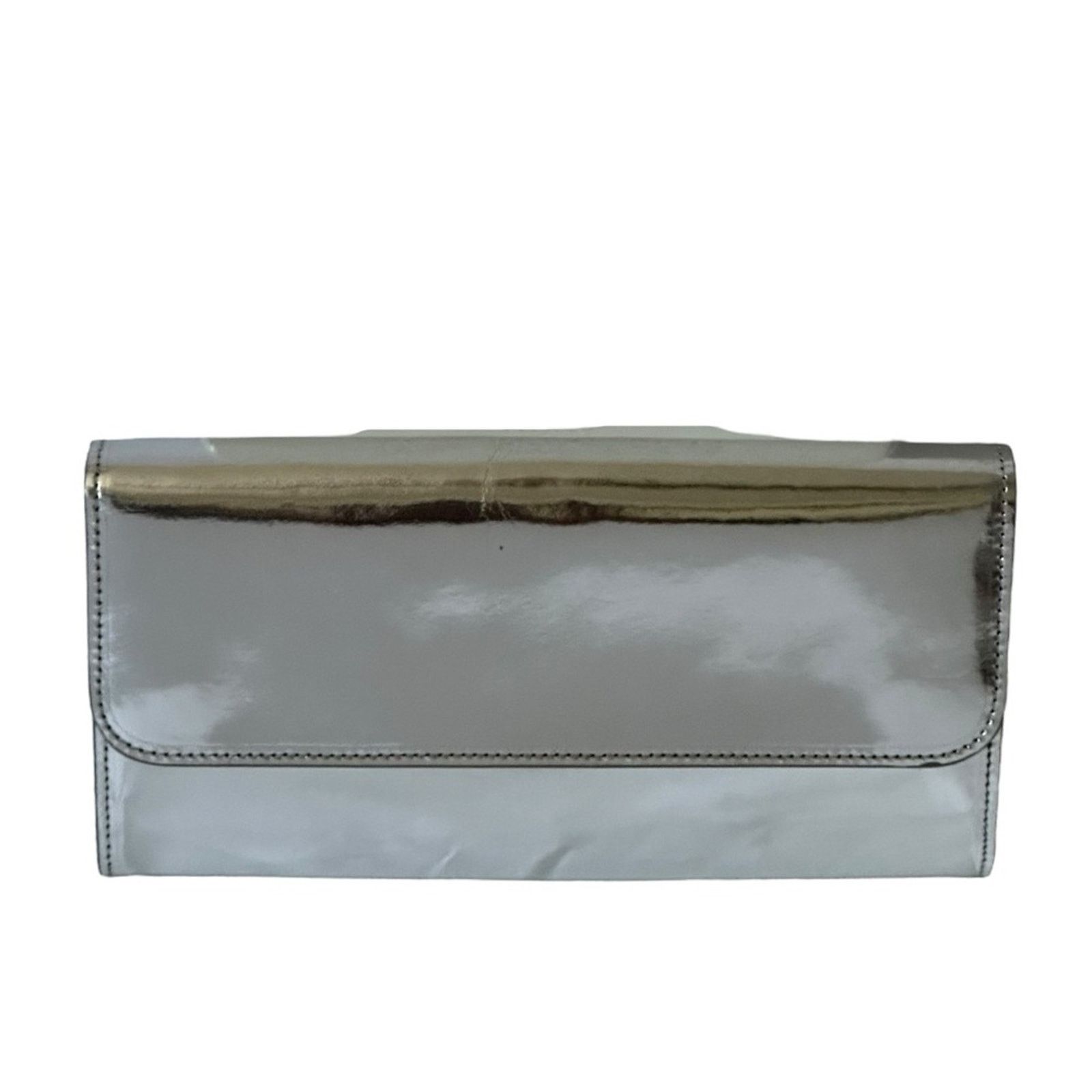 Maison Margiela MM11 Mirror Leather Four-Stitch Long Wallet SS17 Metallic Size ONE SIZE - 10 Thumbnail