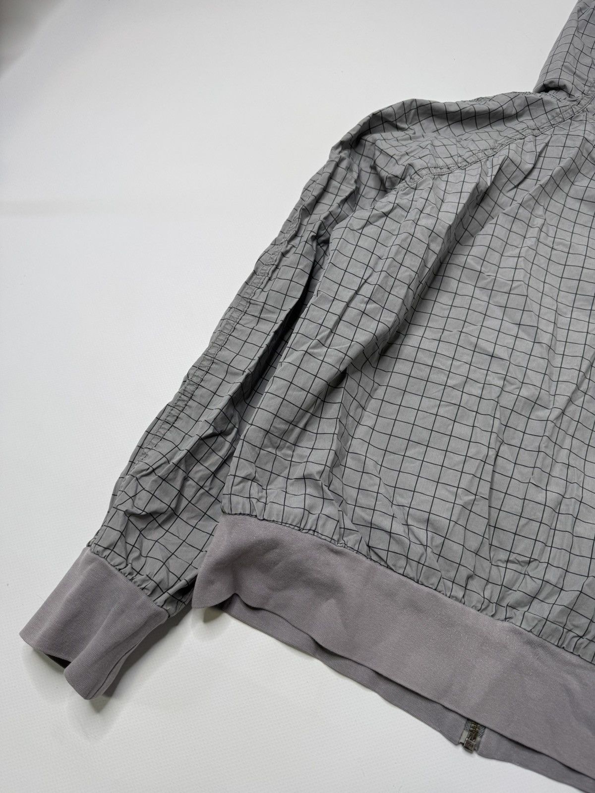 Vintage Vintage gray checked light jacket swag avant garde skate sk8 Size S / US 4 / IT 40 - 9 Thumbnail