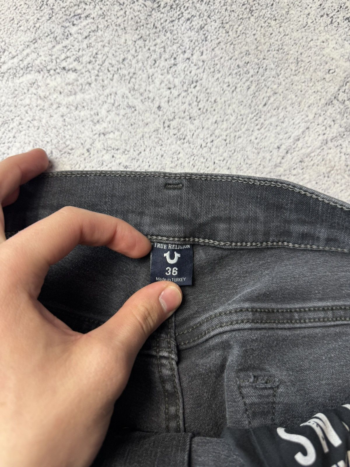 Japanese Brand Vintage True Religion Black Jeans Chief Keef Awant Garde Size US 36 / EU 52 - 25 Thumbnail