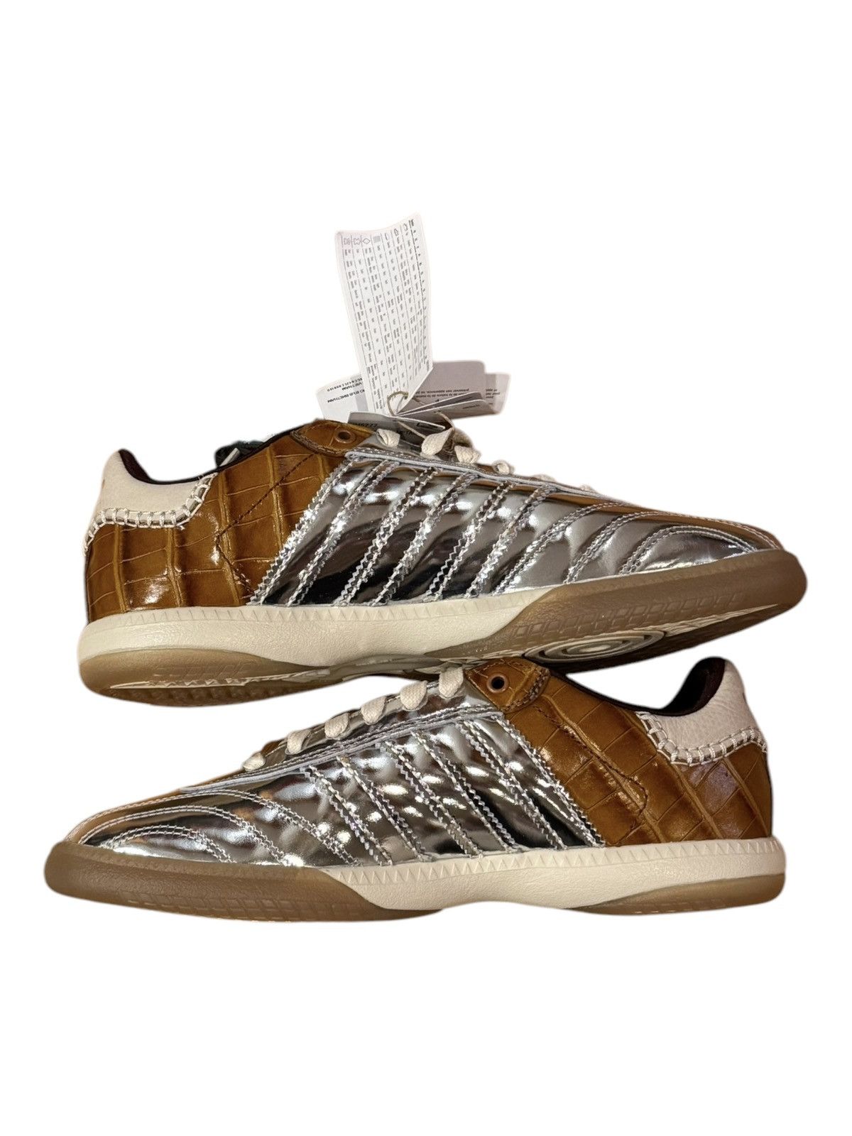 Adidas × Wales Bonner Adidas Samba Millennium ‘Wales Bonner Silver Metallic Croc’ Size US 7 / EU 40 - 2 Thumbnail