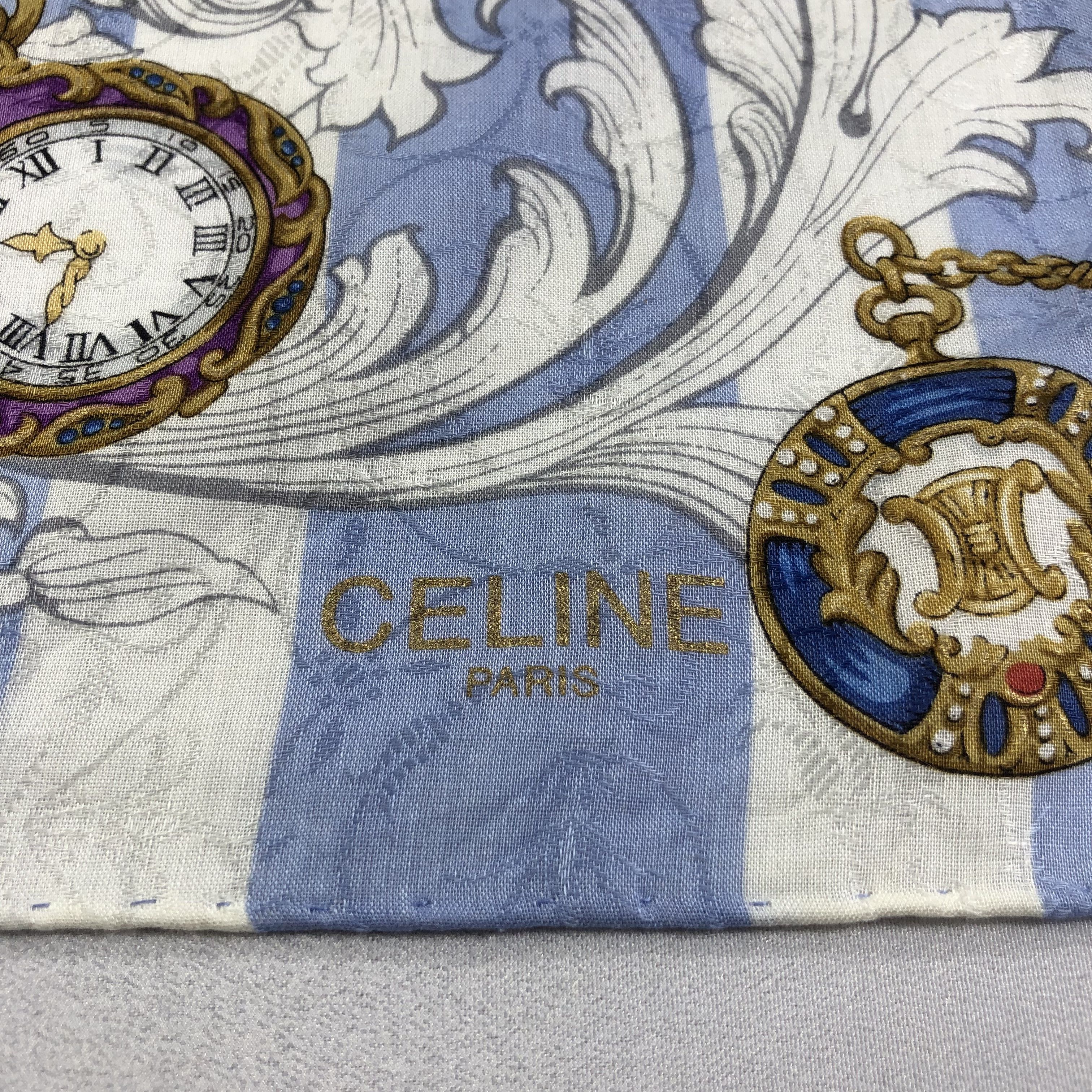 Celine Celine Luxury Handkerchief Neckerchief Bandana H1834 Size ONE SIZE - 4 Thumbnail