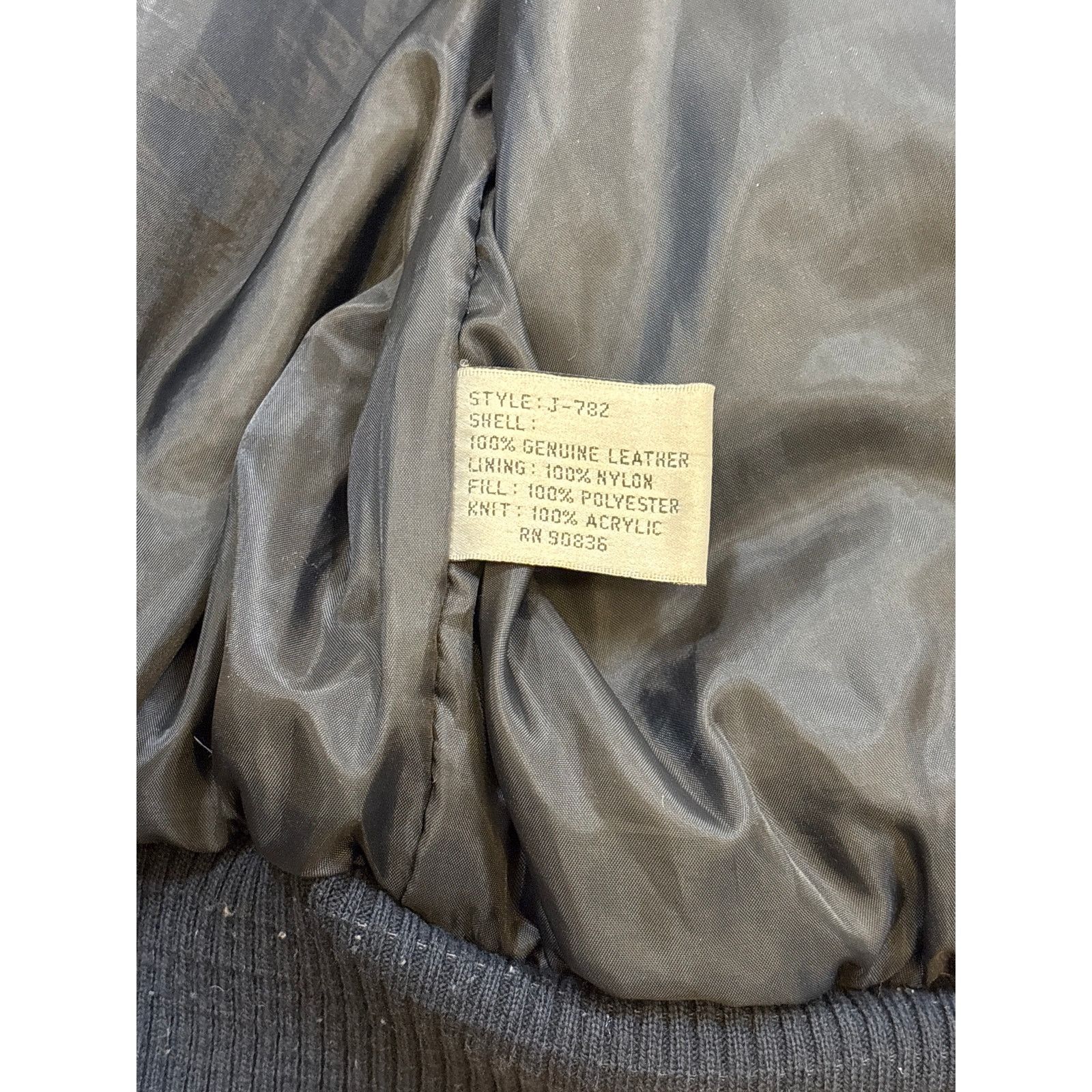 Port Authority VTG Port Authority J-782 Two-Tone Leather Varsity Jacket Size US M / EU 48-50 / 2 - 4 Thumbnail