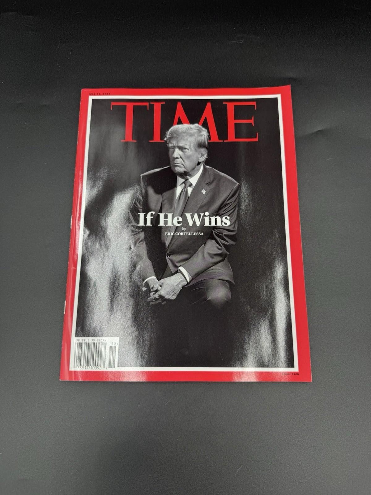 Other DONALD TRUMP IF HE WINS TIME MAGAZINE MAY 27 2024 NO LABEL Size ONE SIZE - 1 Thumbnail