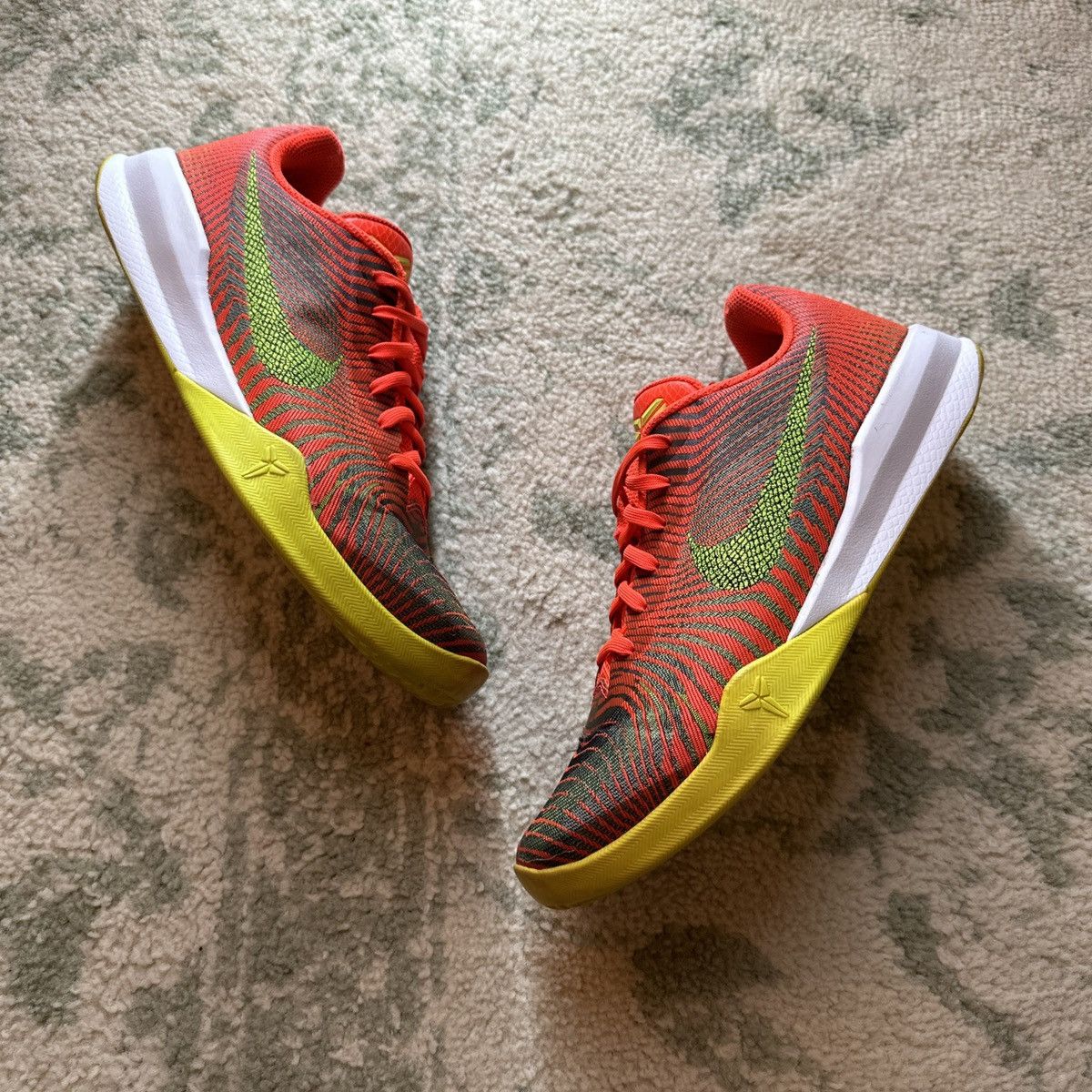 image of Nike Kb Mentality 2 Orange Shoes, Men's (Size 9.5)