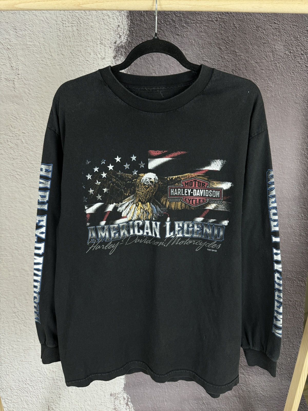 Harley Davidson Harley-Davidson Motorcycles American Legend vintage 2013 tee Size US L / EU 52-54 / 3 - 3 Thumbnail