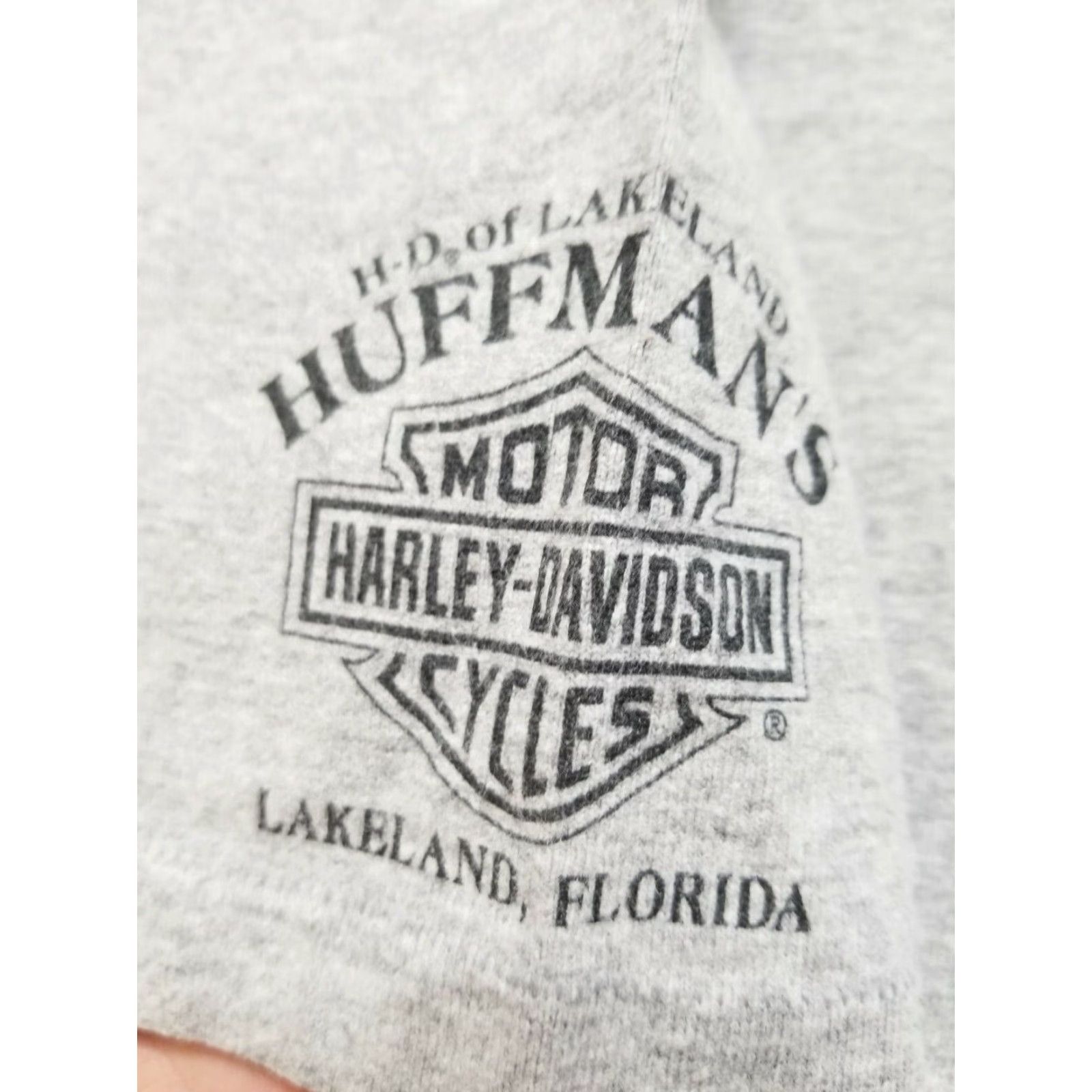 Harley Davidson VINTAGE Harley-Davidson T-Shirt Men 2XL Short Sleeve Gray Eagle Logo Biker Motorcycle Made in USA Size US XXL / EU 58 / 5 - 5 Thumbnail