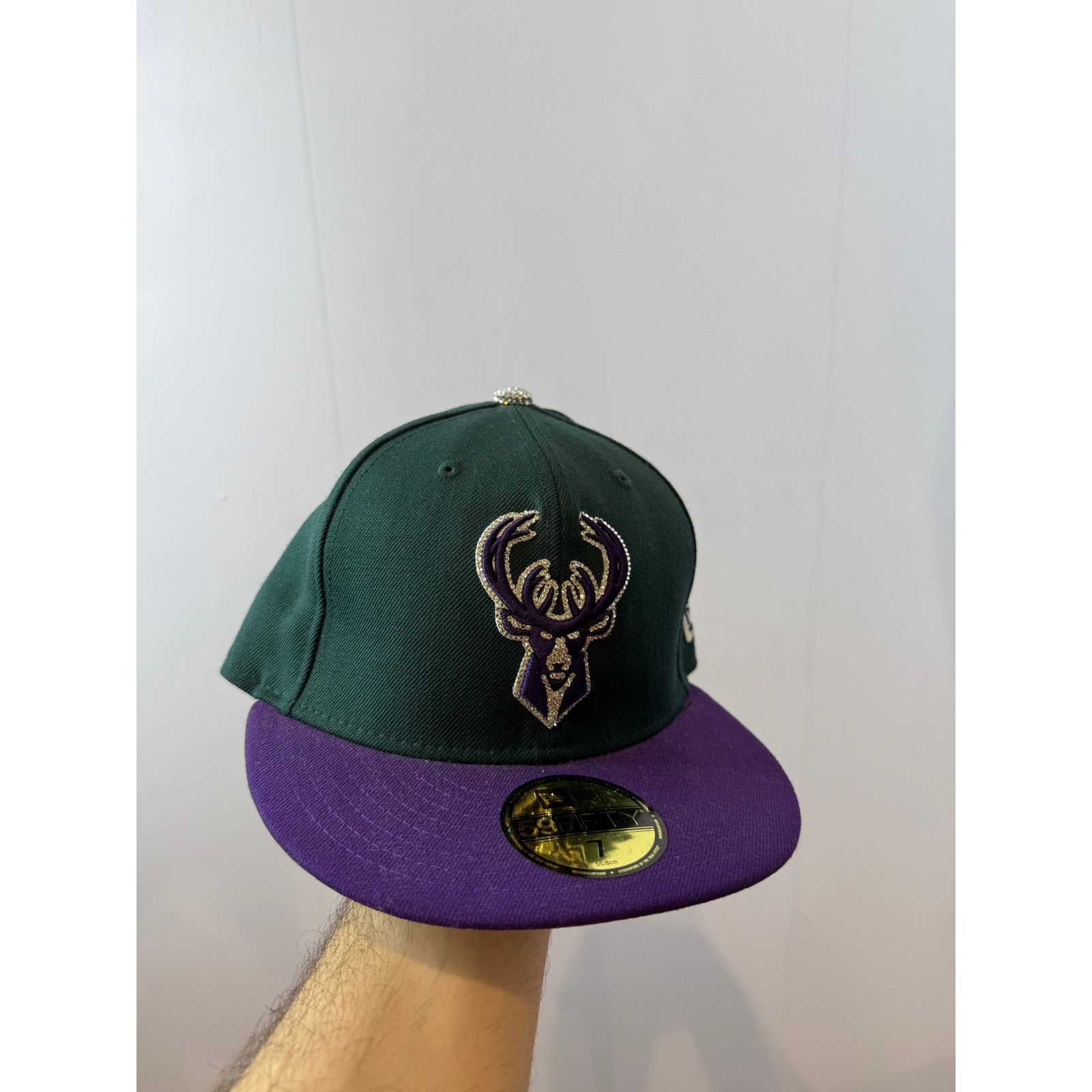 New Era New Era Milwaukee Bucks Rhinestone Cap Size ONE SIZE - 1 Thumbnail