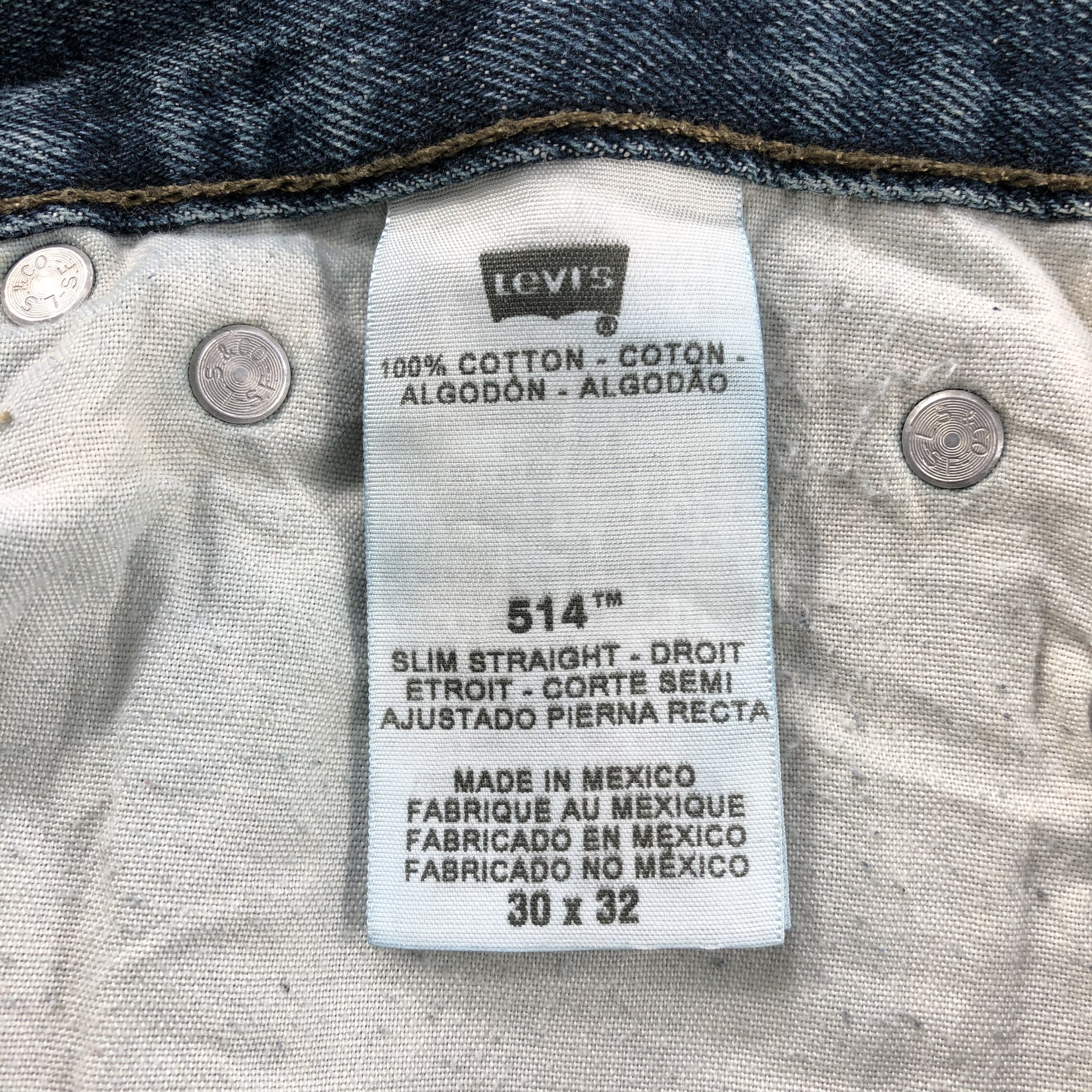 Levi's Vintage Blue Wash Levis 514 Jeans-JM1845 Size US 32 / EU 48 - 9 Thumbnail
