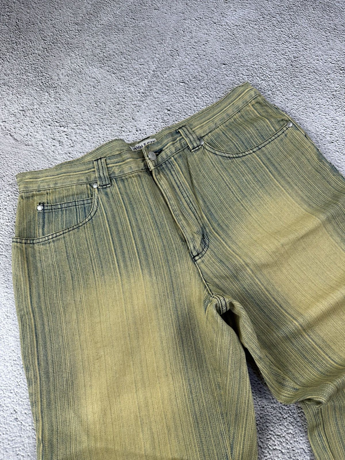 Other Diesel Style Vintage Stripe Flared Jeans Washed Y2K Faded Sk Size US 36 / EU 52 - 9 Thumbnail