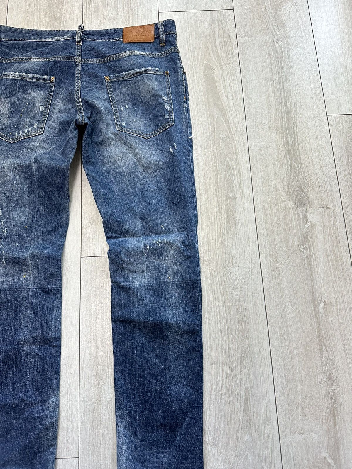Dsquared2 Dsquared2 Skater Distressed Denim Jeans Pants (A034) Size US 34 / EU 50 - 17 Thumbnail