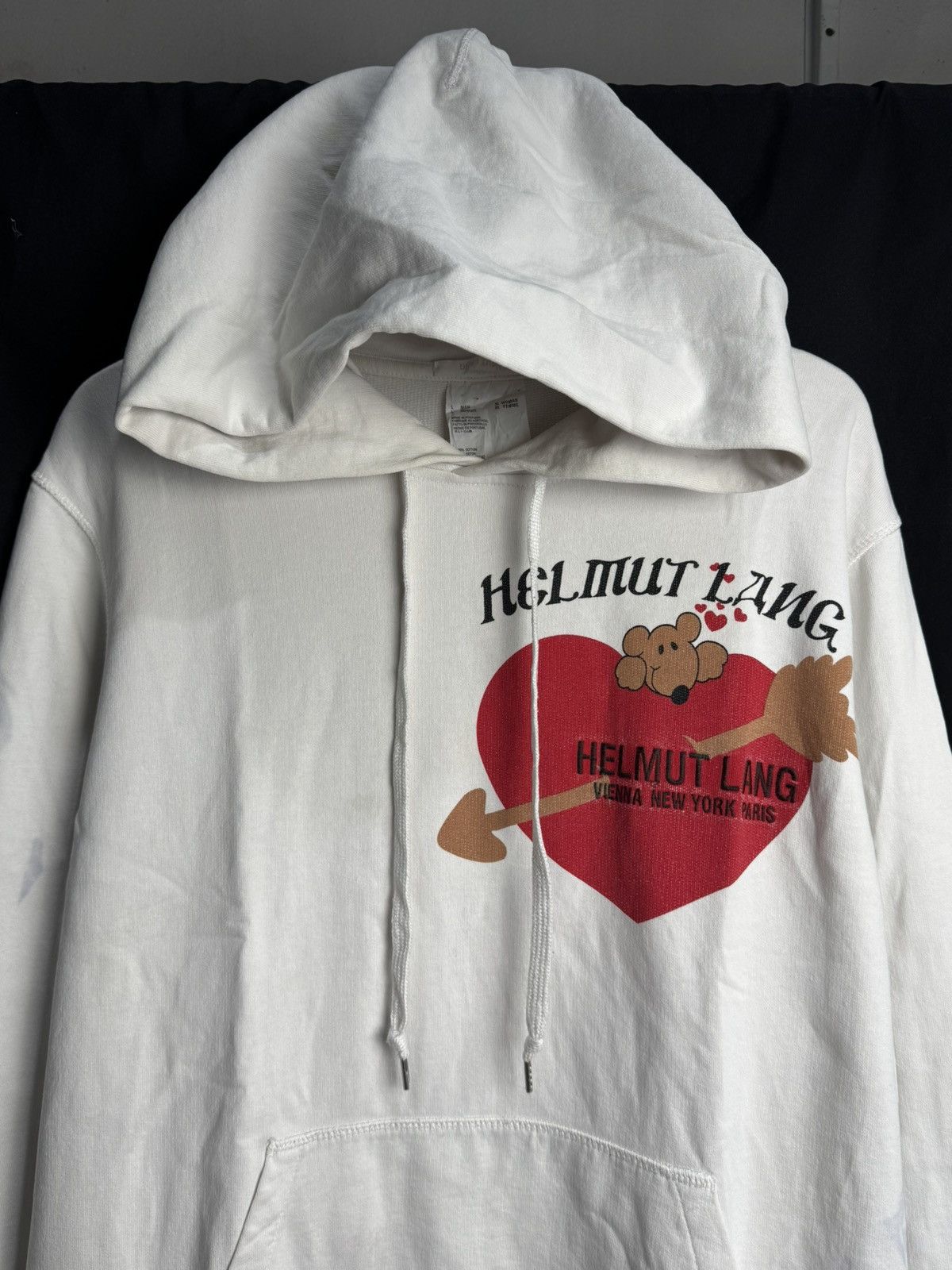 Helmut Lang Helmut Lang heart logo hoodie Size US XL / EU 56 / 4 - 7 Thumbnail
