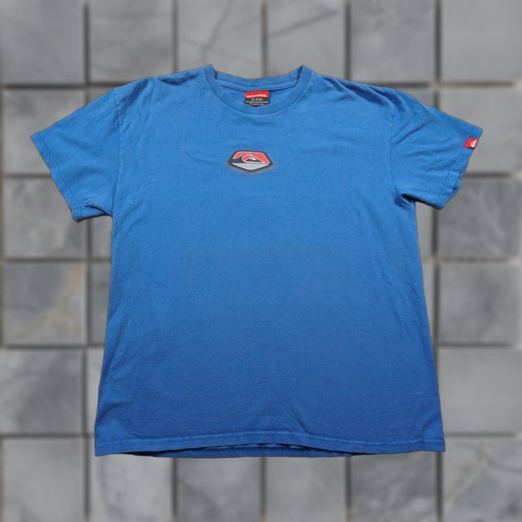 Quiksilver VINTAGE Quiksilver Shirt Mens XL Blue Surf Graphic Tee Y2K Short Sleeve Mens Size US XL / EU 56 / 4 - 1 Thumbnail