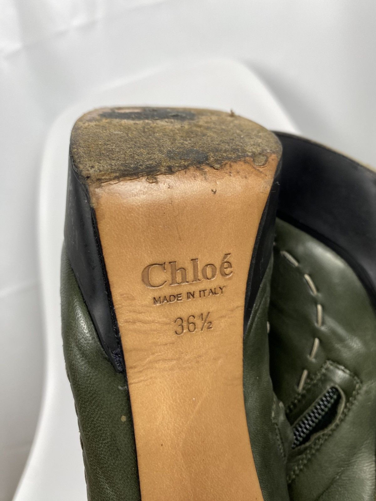 Chloe Chloe Genuine Leather Ankle Boots size 36.5 Size US 6.5 / IT 36.5 - 8 Thumbnail