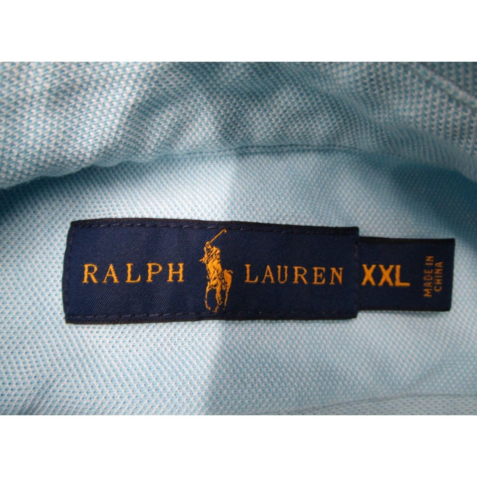 Ralph Lauren Ralph Lauren Shirt Mens 2XL Blue Knit Button Up Long Sleeve Work Pony Size US XXL / EU 58 / 5 - 3 Thumbnail
