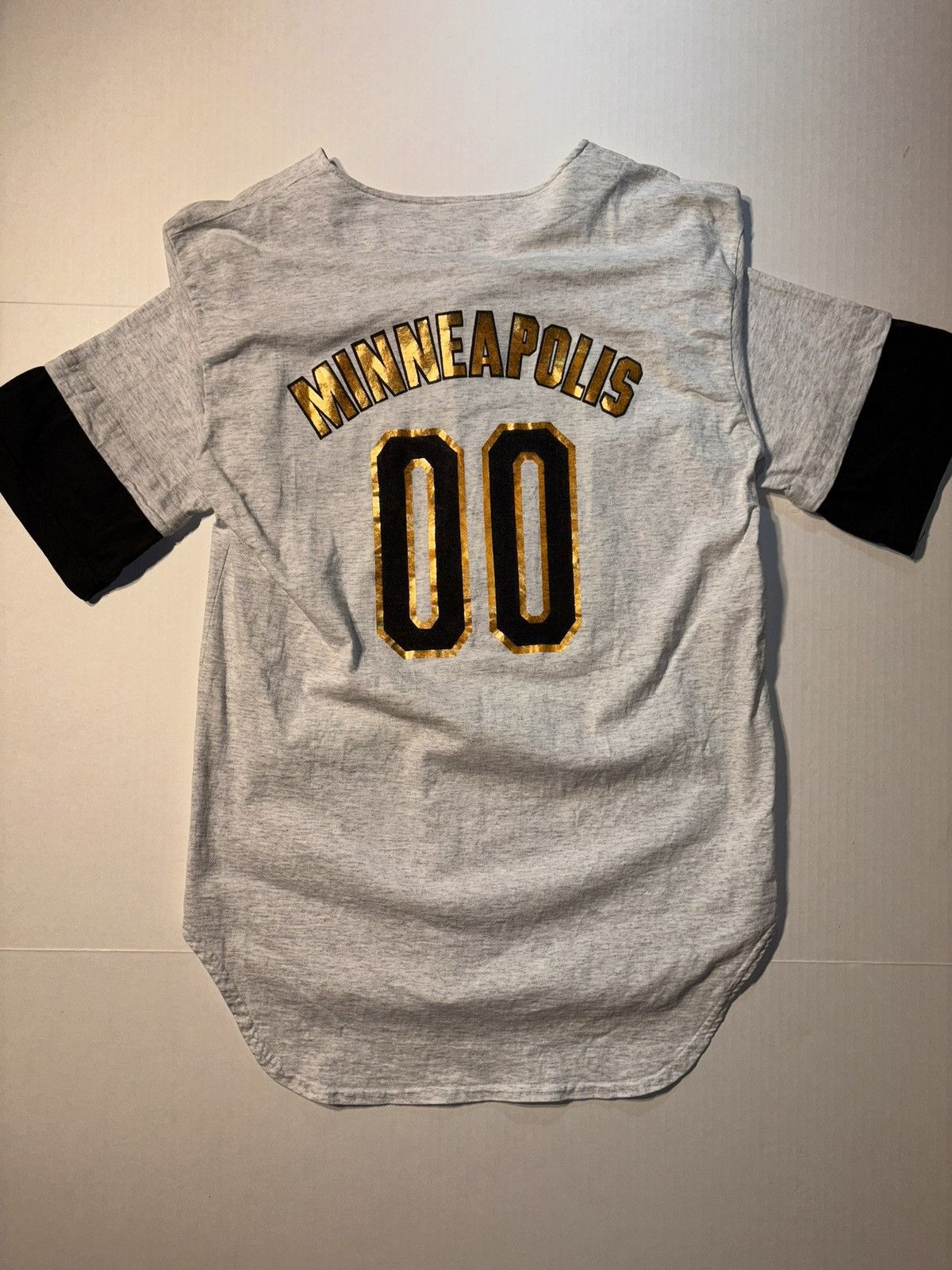 Vintage Vtg Cotton Fitz Cheers Minneapolis Baseball Jersey 90’s USA Size US L / EU 52-54 / 3 - 8 Thumbnail