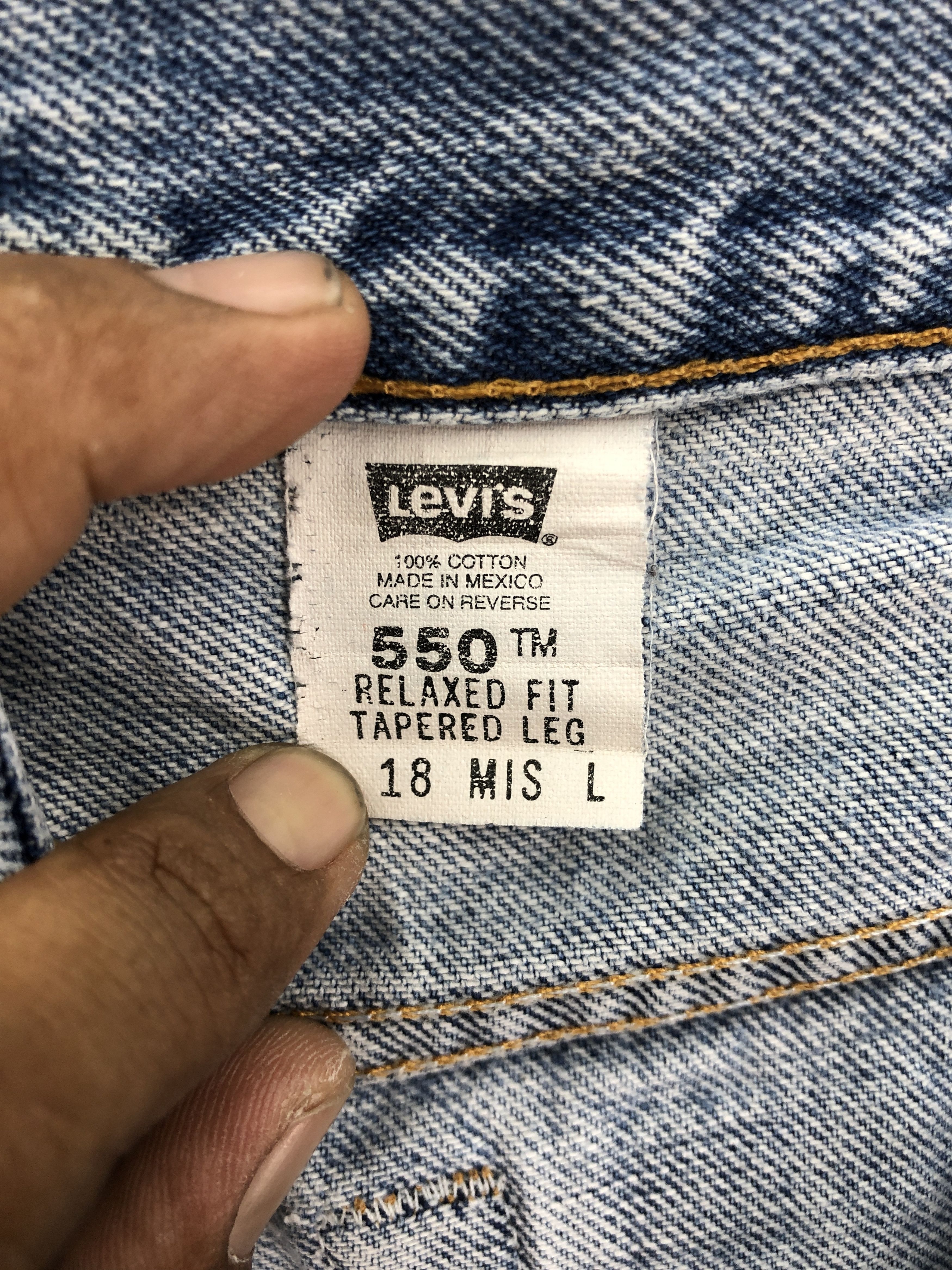 Levi's Vintage 90s Levis Sun Faded Jeans Levi's Light Wash Denim Size US 34 / EU 50 - 11 Thumbnail