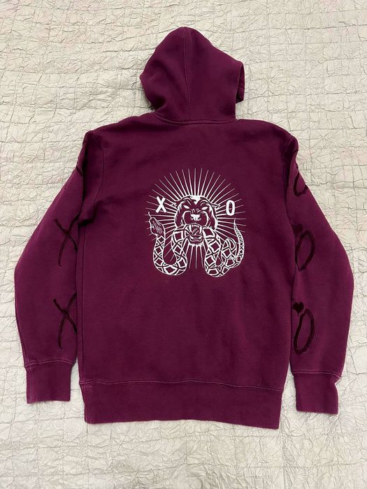 Maroon xo hot sale hoodie