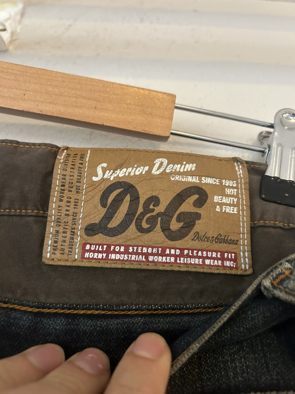 Dolce & Gabbana D&G Distressed Cargo Denim Jeans with Pocket Detail Size US 34 / EU 50 - 10 Thumbnail