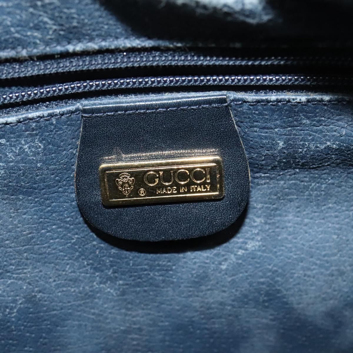 Gucci GUCCI Micro GG Supreme Shoulder Bag Pvc Navy Gold 001 904 Size ONE SIZE - 15 Thumbnail