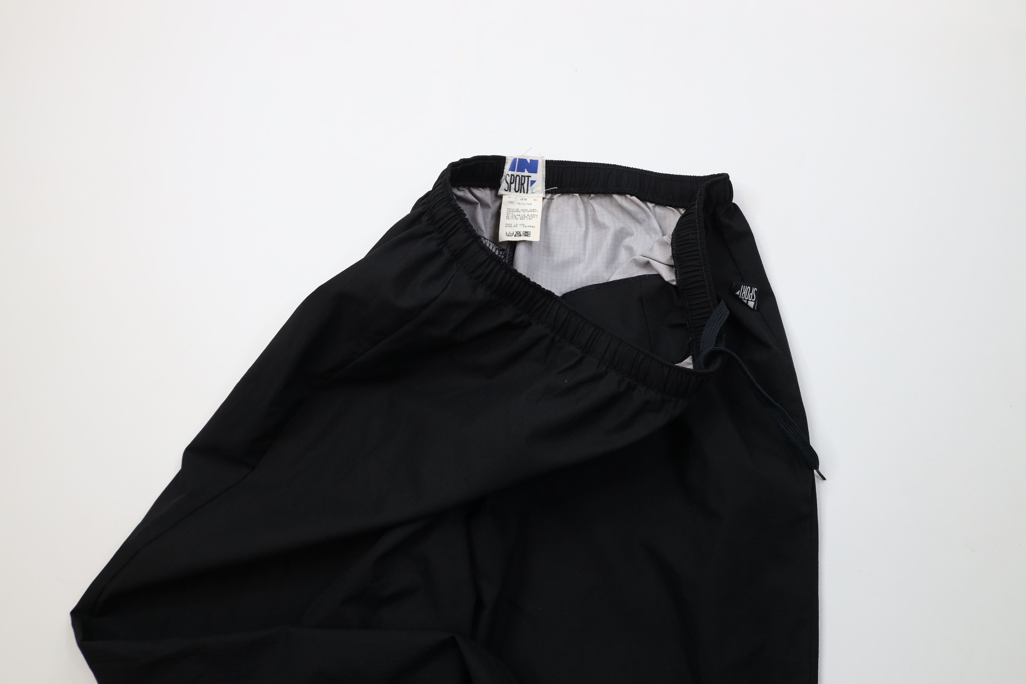 Vintage Vintage 90s Streetwear Windbreaker Joggers Pants Black USA Size US 36 / EU 52 - 8 Thumbnail