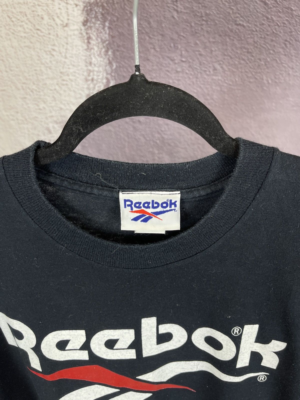Reebok Reebok vintage 90s made in USA big logo tee shirt Size US XL / EU 56 / 4 - 5 Thumbnail