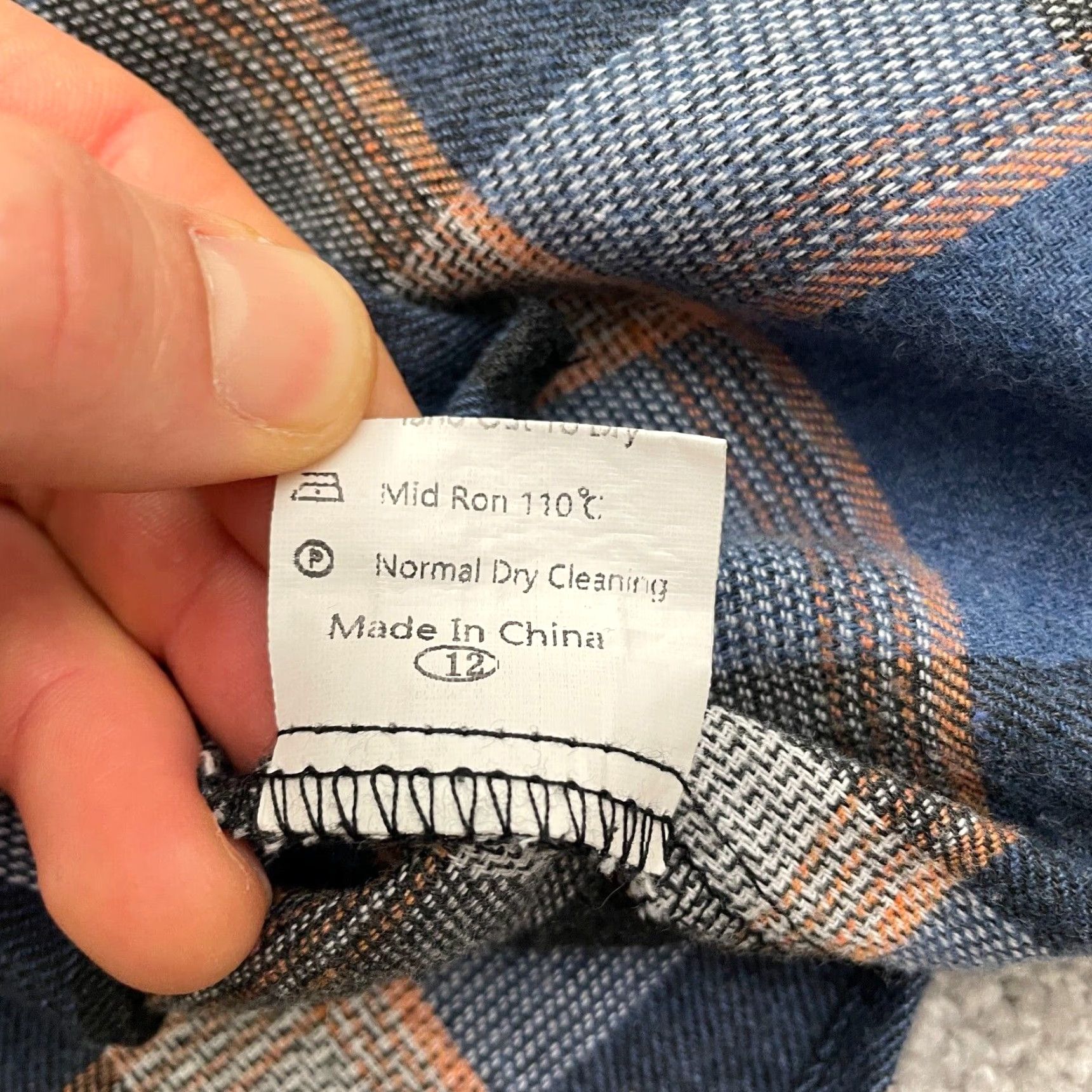 Vintage Unbranded Flannel Shirt Mens Large Blue Plaid Long Sleeve Button Down Casual Top Size US L / EU 52-54 / 3 - 6 Thumbnail