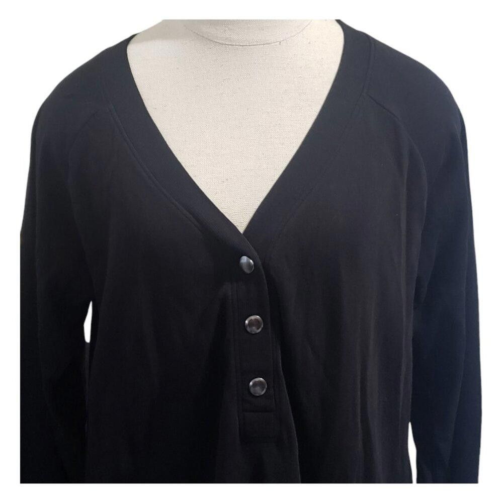 Patagonia CT1940 Pact Black Long Sleeve Pull over M Size M / US 6-8 / IT 42-44 - 2 Thumbnail