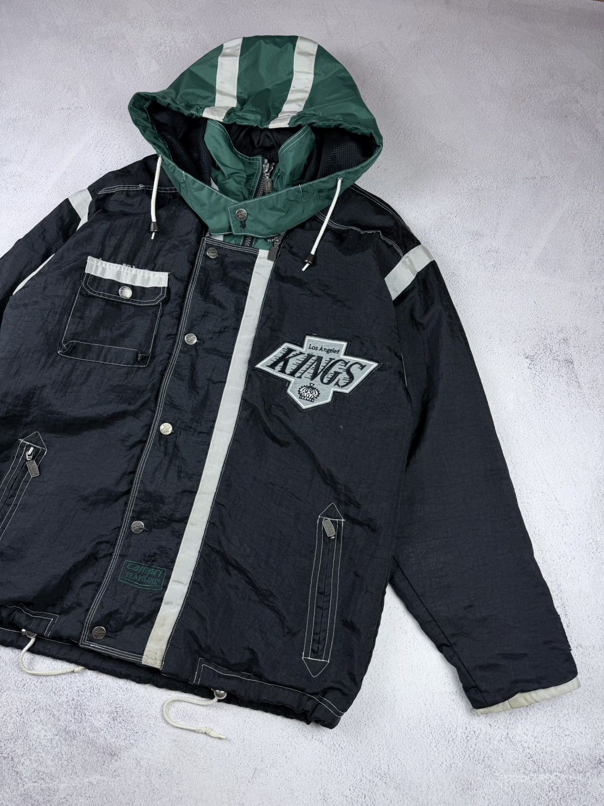 Vintage Vintage 90 x Campri Los Angeles Kings Jacket Hooded Men’s Size US M / EU 48-50 / 2 - 2 Thumbnail