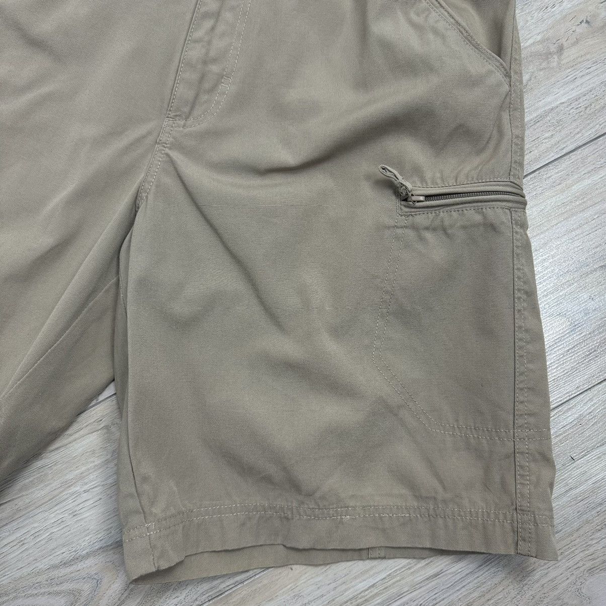 Lotto Sport Vintage Y2K Lotto Beige Tan Cotton Multi Pocket Shorts Size US 28 / EU 44 - 5 Thumbnail