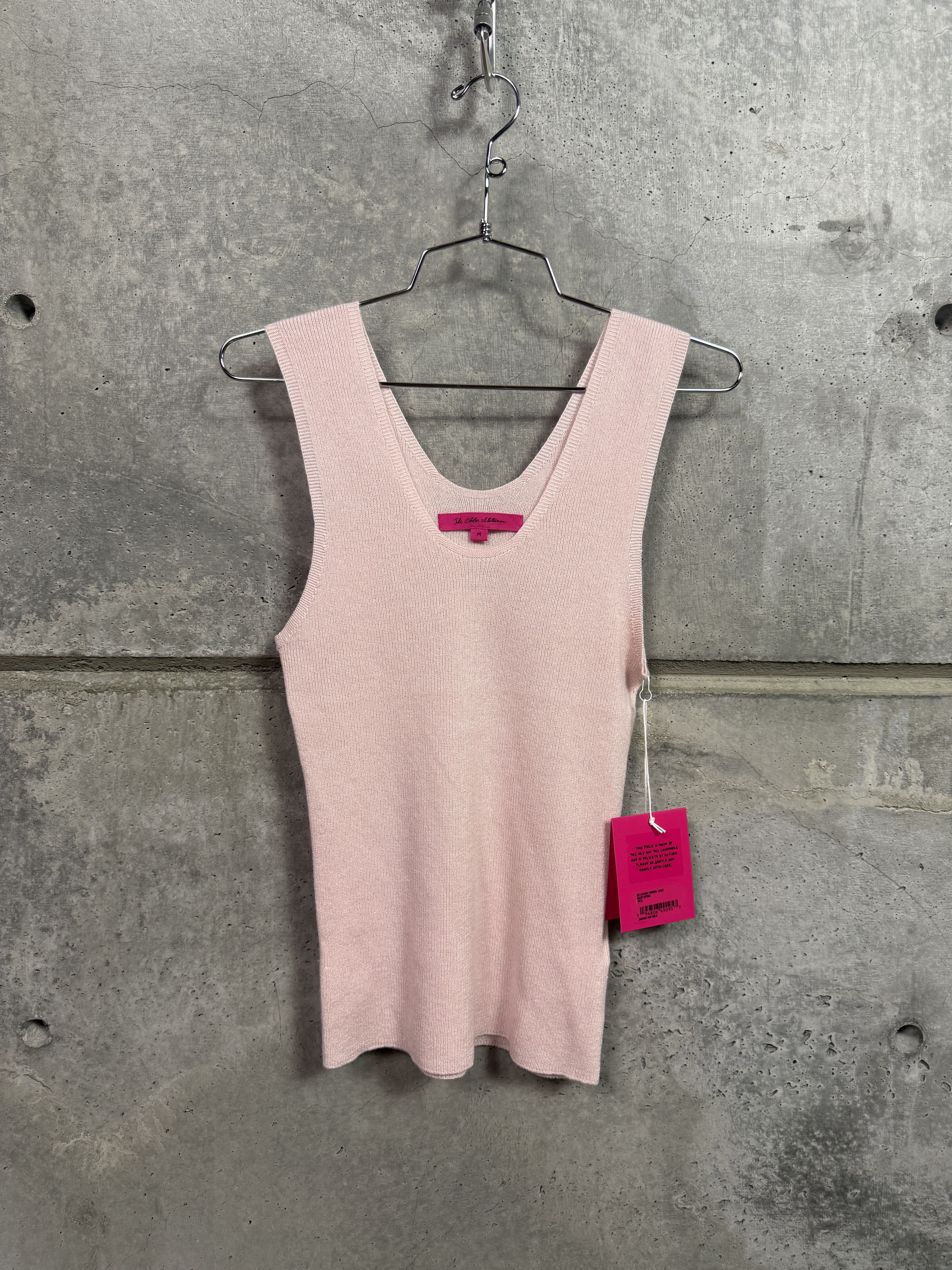 The Elder Statesman $395 The Elder Statesman Delicash Baby Pink Tank Size M / US 6-8 / IT 42-44 - 4 Thumbnail