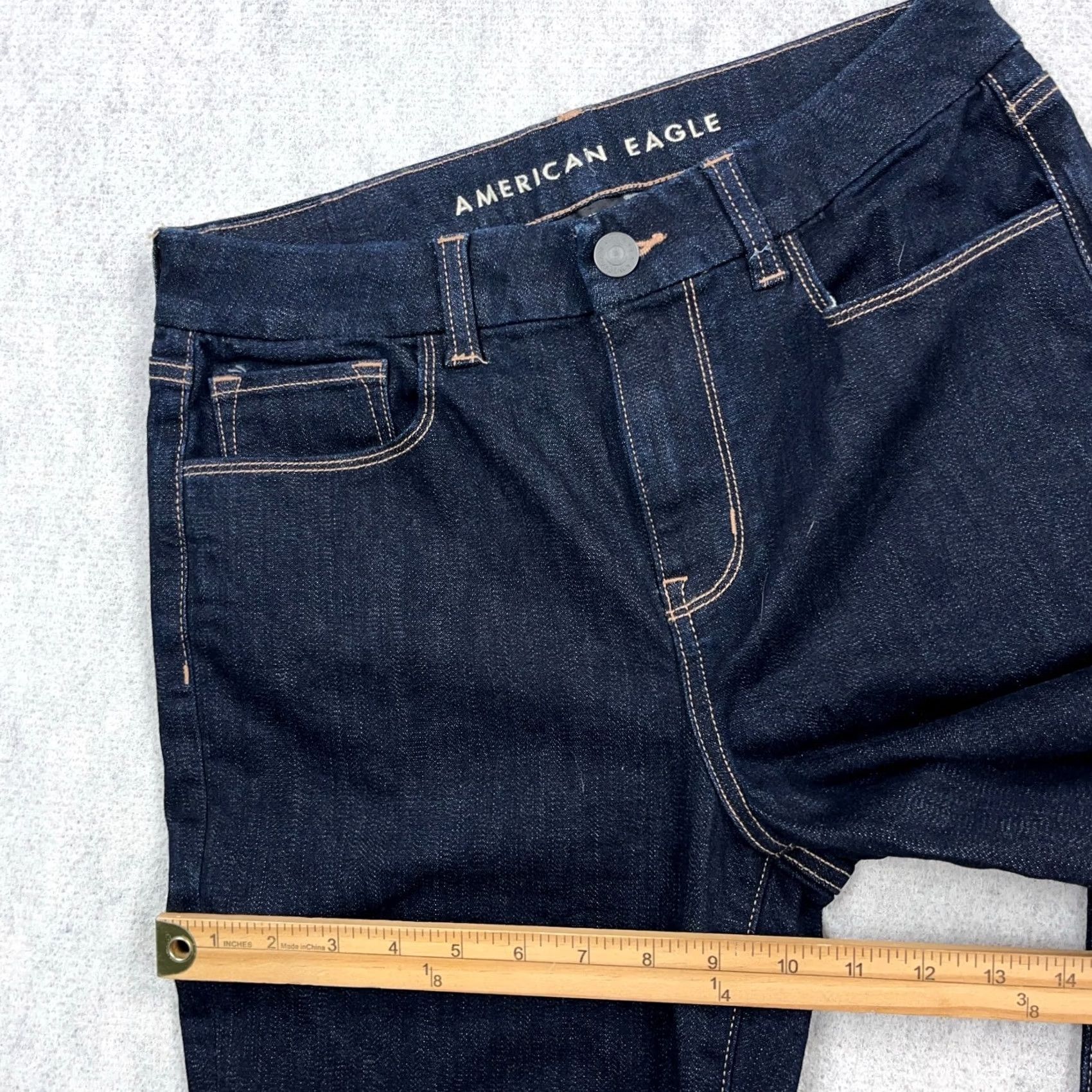American Eagle Outfitters American Eagle Outfitters Jeans Women 6 Curvy SkinnyKick Boot Cut Dark Wash High Rise Denim 5-Pocket Stretch Bootcut Jeans Womens 90s Bohemian Size 28" / US 6 / IT 42 - 7 Thumbnail