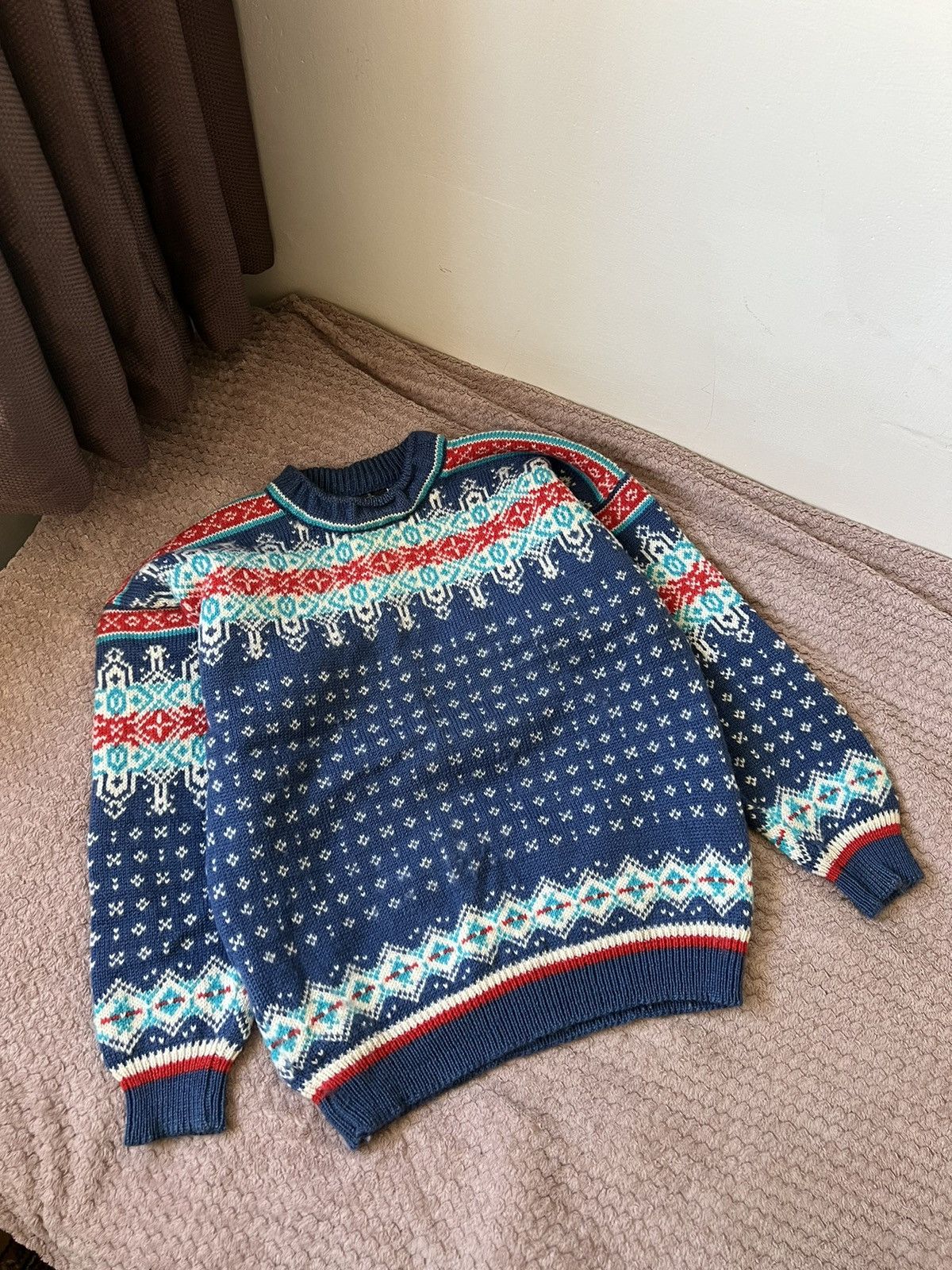 Dale Of Norway × Vintage Vintage 80s 90s Dale of Norway sweater Christmas wool Size US M / EU 48-50 / 2 - 2 Thumbnail