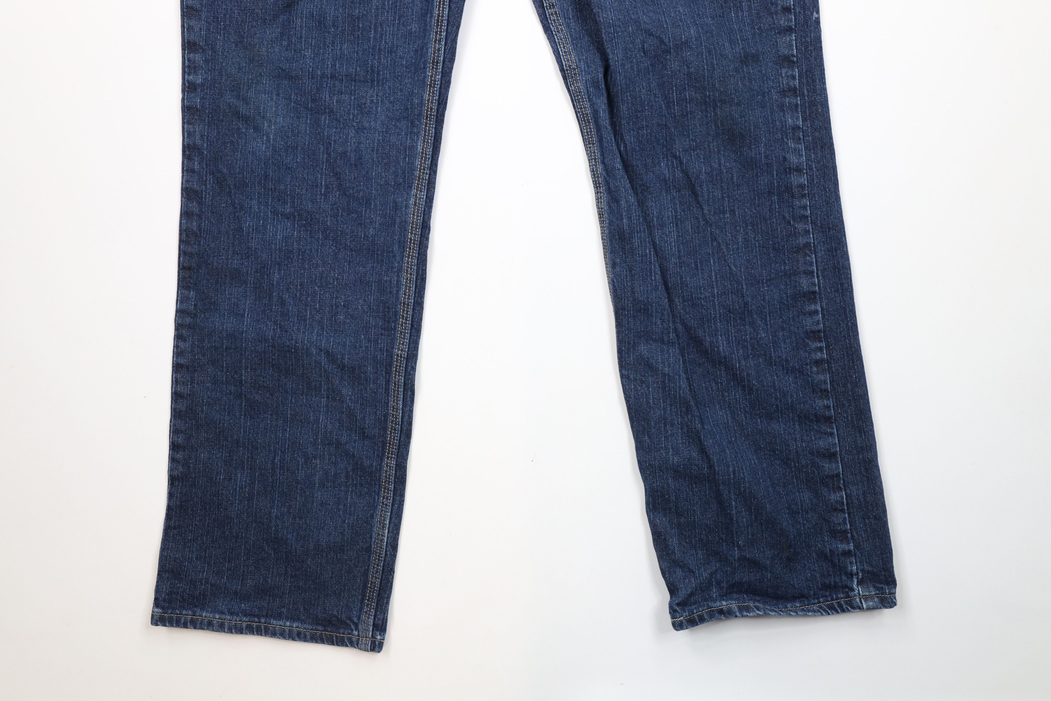 Carhartt × Vintage Vintage Y2K Carhartt FR Resistant Wide Leg Denim Jeans Blue Size US 38 / EU 54 - 4 Thumbnail