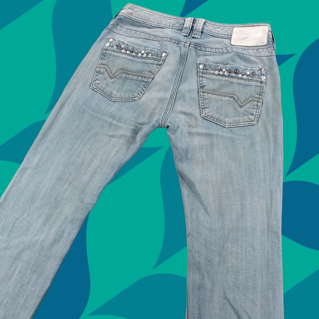 Diesel × Vintage Diesel VTG 2000s low rise bootcut denim y2k jeans