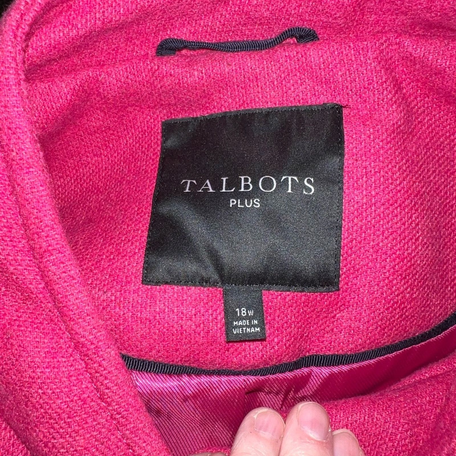 Other Gorgeous Talbots Wool Blend Military Coat! Size XXL / US 16-18 / IT 52-54 - 6 Thumbnail